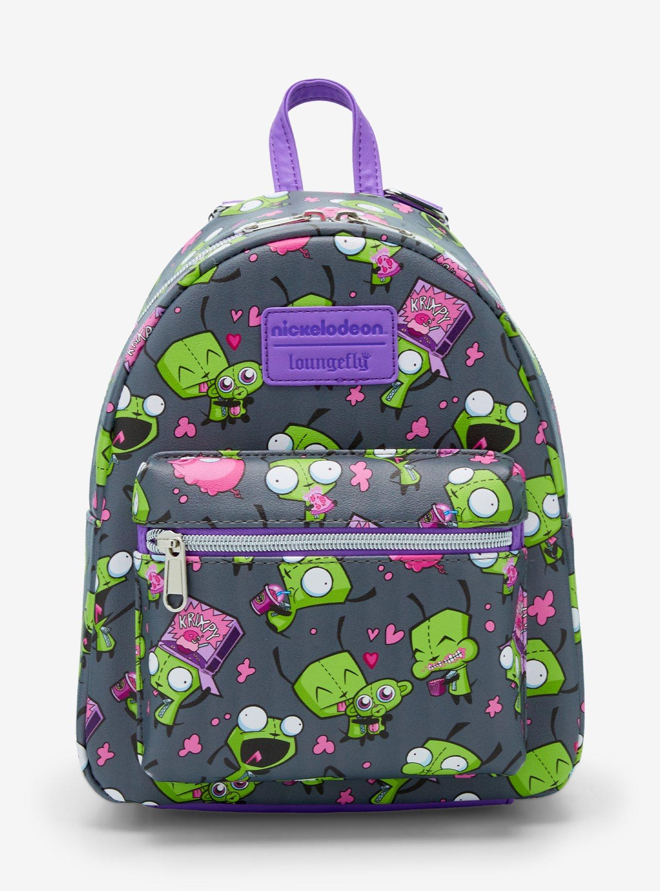 Loungefly Invader Zim GIR Snacks & Pig Mini Backpack, , hi-res