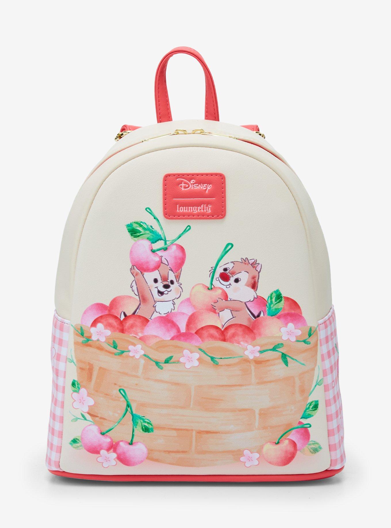 Loungefly Disney Chip 'N' Dale Cherry Basket Mini Backpack, , hi-res