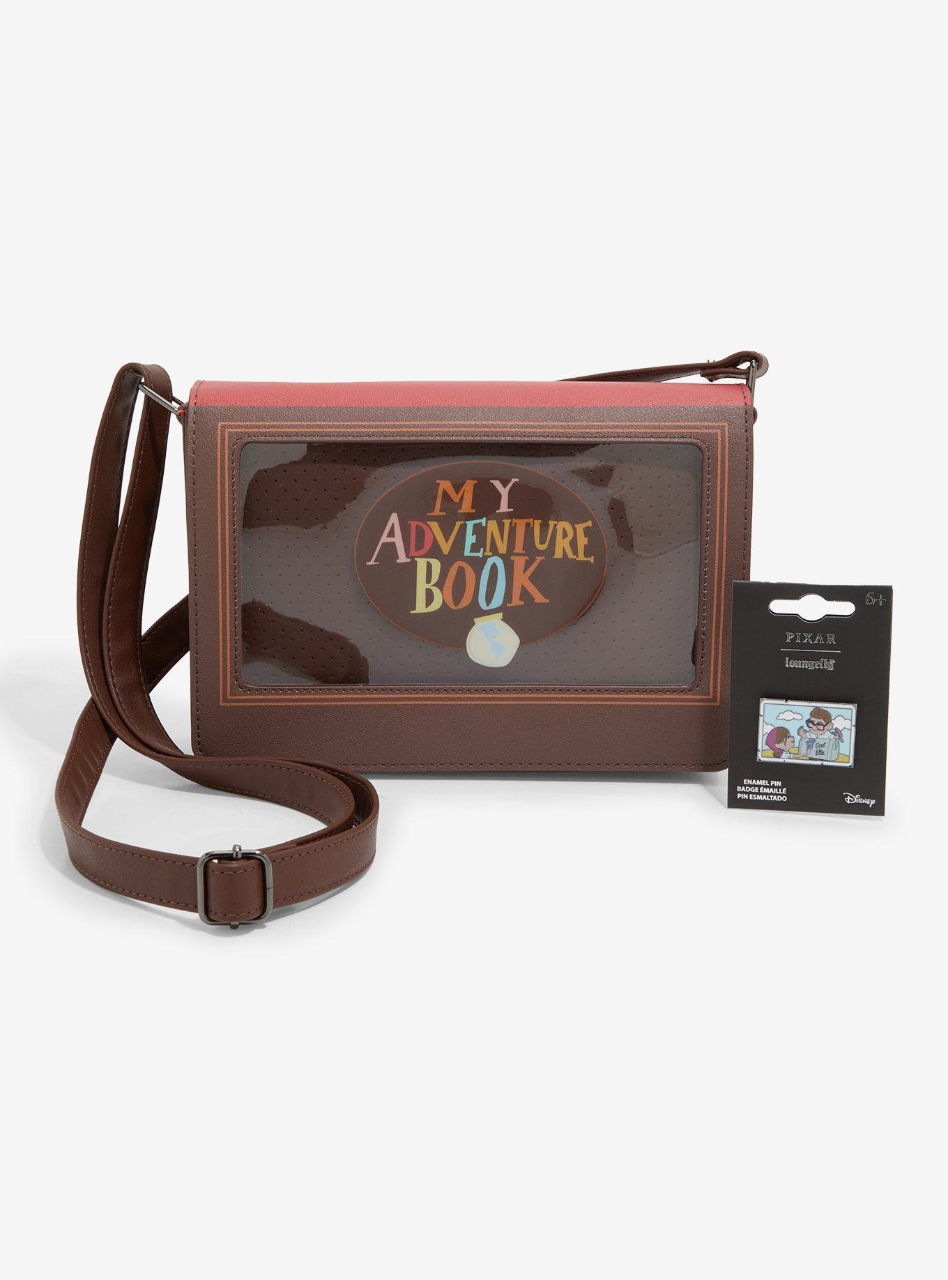 Loungefly Disney Pixar Up Adventure Book Pin Display Crossbody Bag, , hi-res