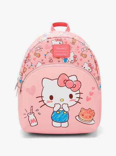 ☆Loungefly☆Sanrio Hello Kitty & Tiny Chum Bear Backpack Sanrio Hello Kitty & Tiny Chum Bear Sherpa Mini Backpack