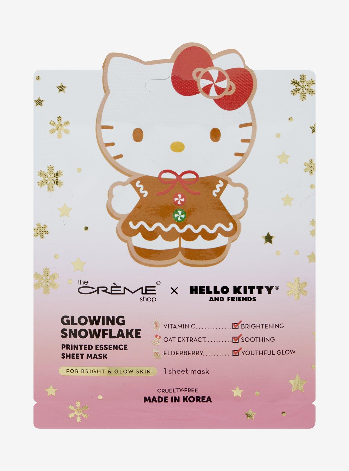 The Crème Shop Sanrio Hello Kitty and Friends Hello Kitty Glowing Snowflake Printed Essence Sheet Mask, , hi-res