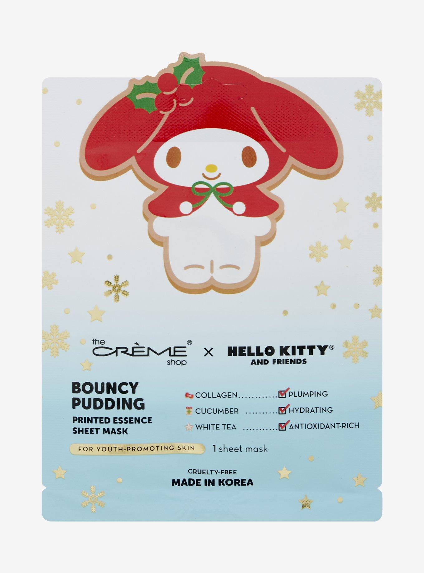 The Cr&egrave;me Shop Sanrio Hello Kitty and Friends My Melody Bouncy Pudding Printed Essence Sheet Mask, , hi-res