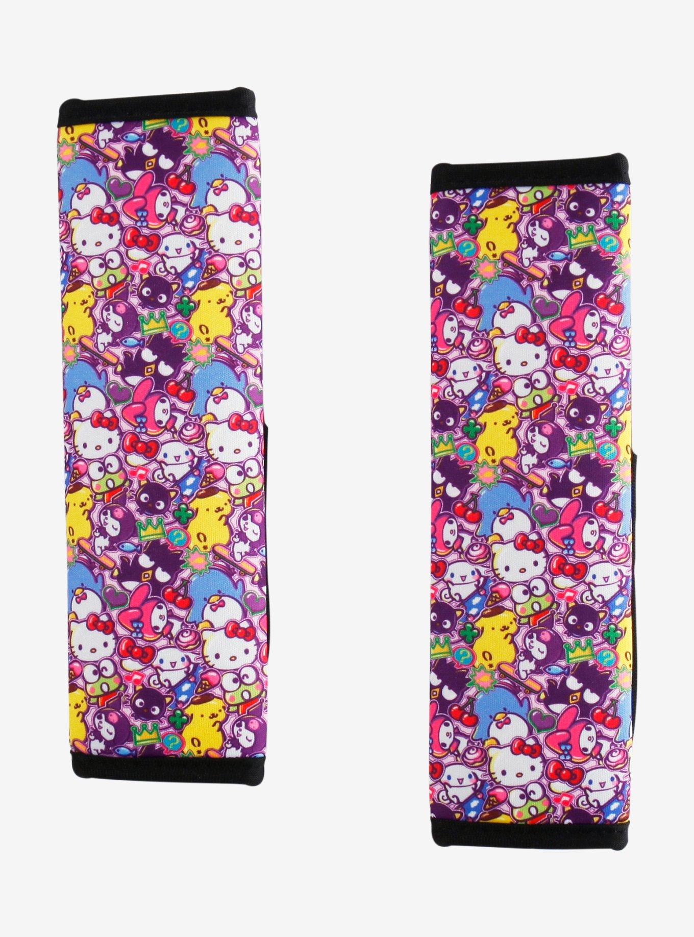 Sanrio Hello Kitty and Friends Skateboard Allover Print Seatbelt Covers, , hi-res