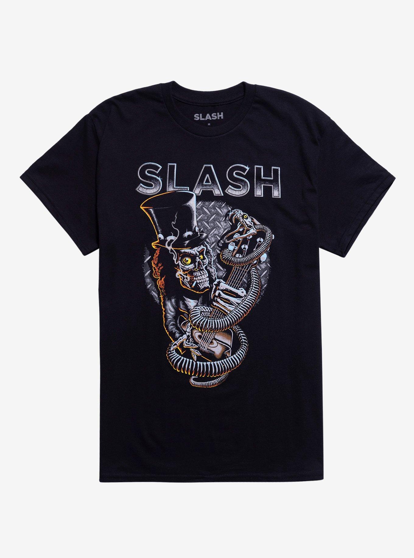 Slash Snake Guitar Portrait T-Shirt, , hi-res