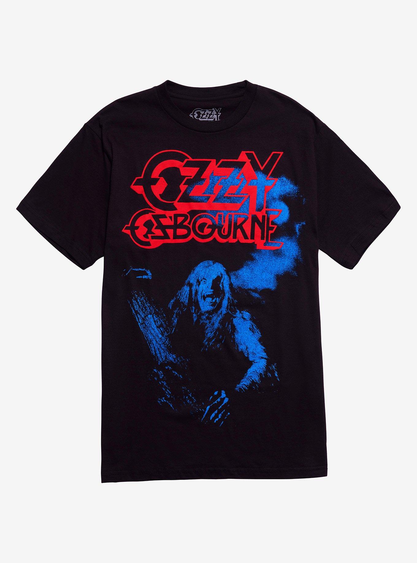 Ozzy Osbourne Bark At The Moon Puff Paint T-Shirt, , hi-res