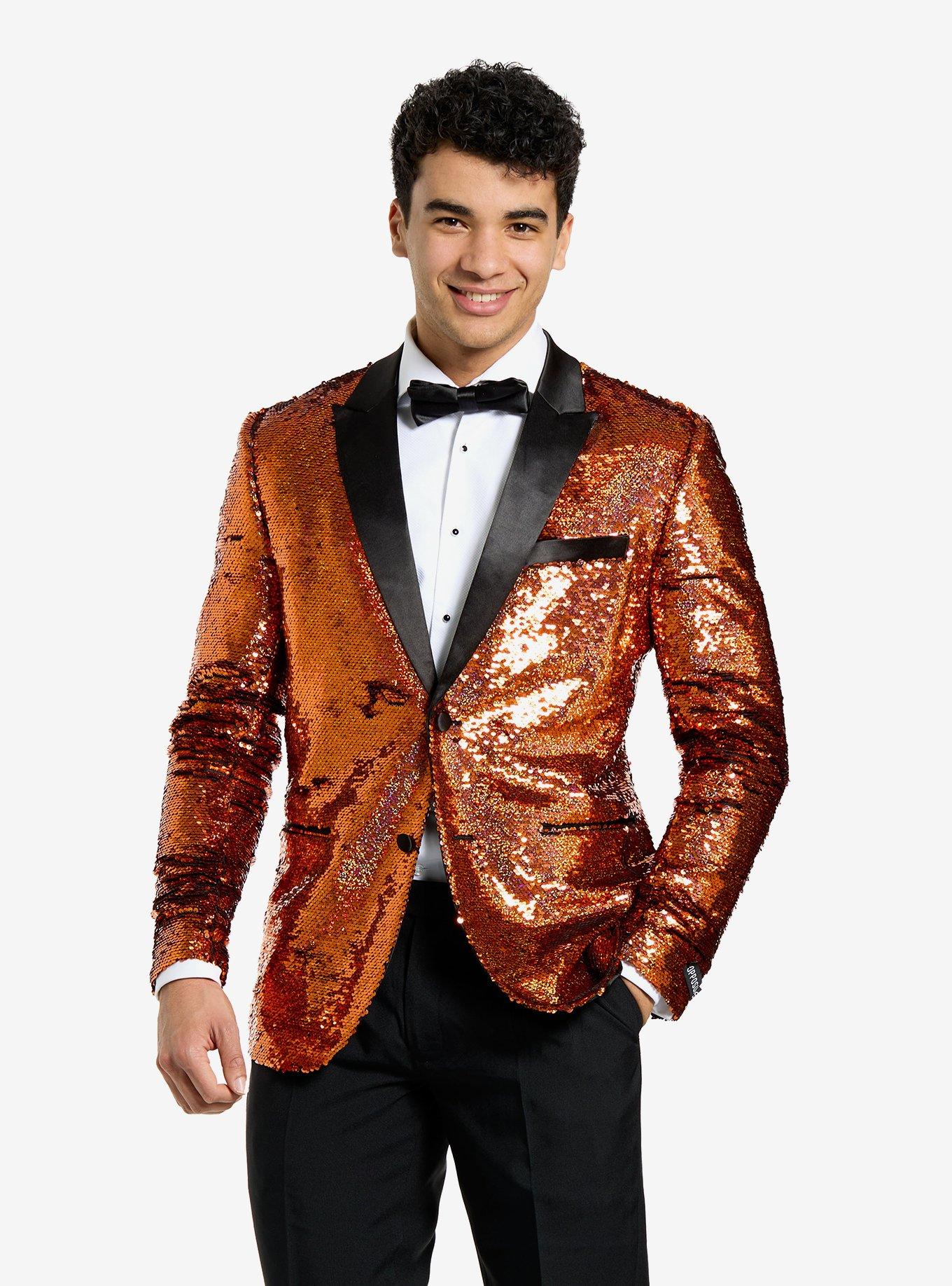 Splendid Sequins Tuxedo, GOLD, hi-res