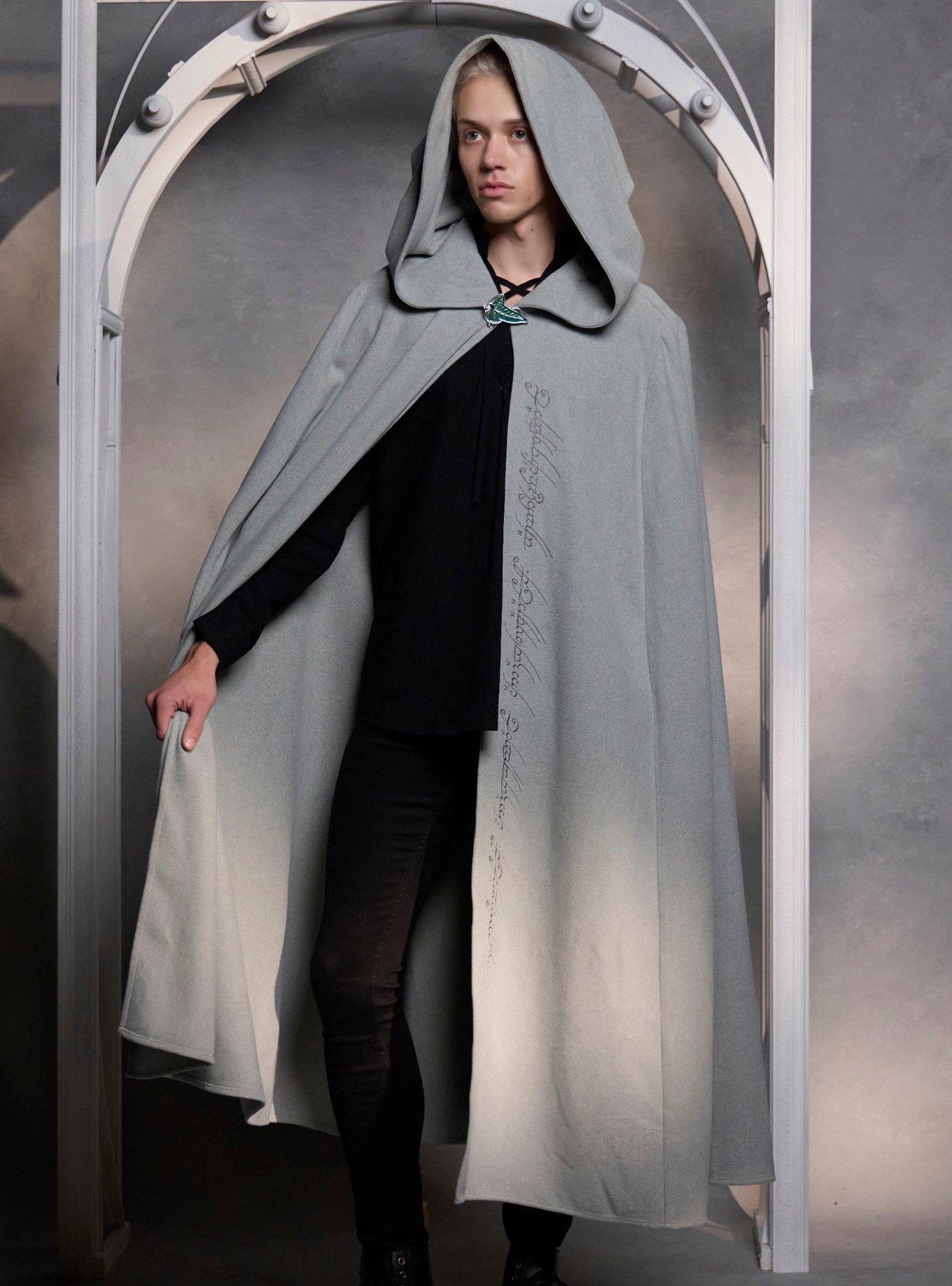 The Lord Of The Rings Fellowship Hooded Cape, LIGHT GRAY, hi-res