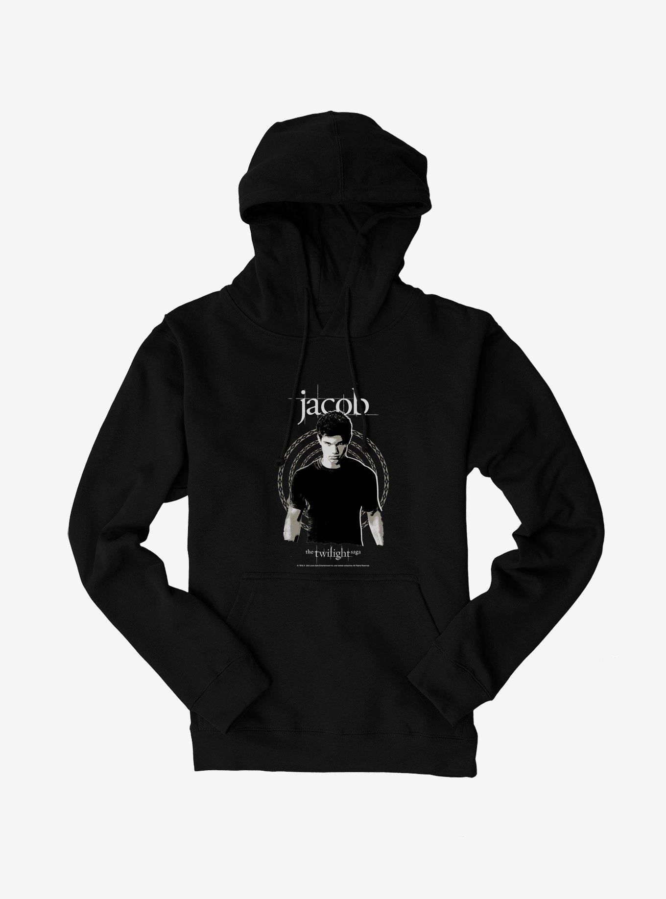 Twilight Jacob Portrait Hoodie, BLACK, hi-res