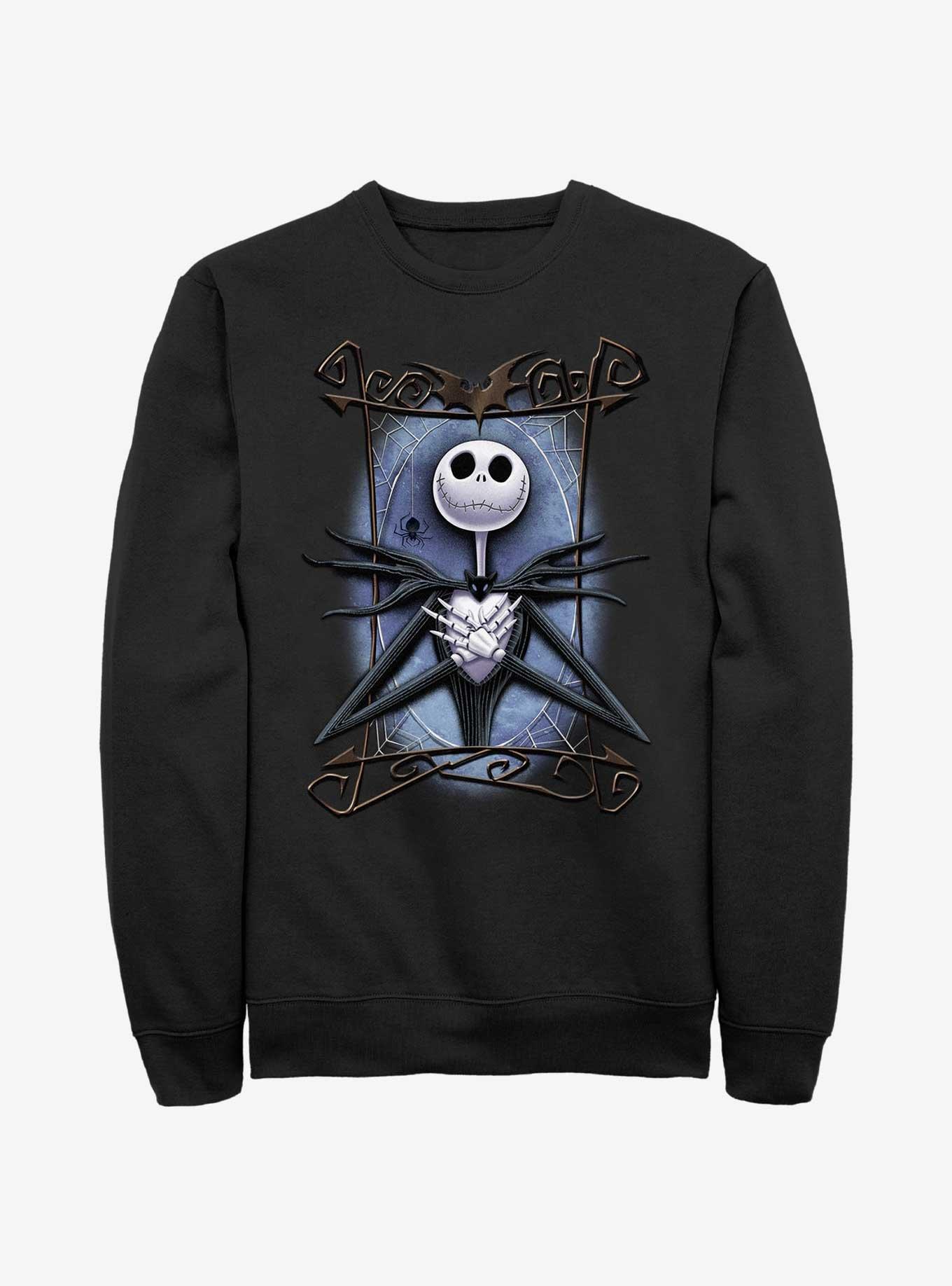 Disney The Nightmare Before Christmas Framed Jack Sweatshirt, BLACK, hi-res