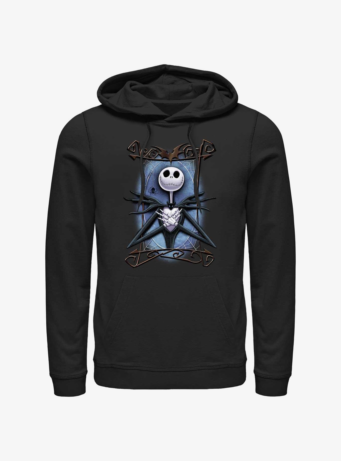 Disney The Nightmare Before Christmas Framed Jack Hoodie, BLACK, hi-res