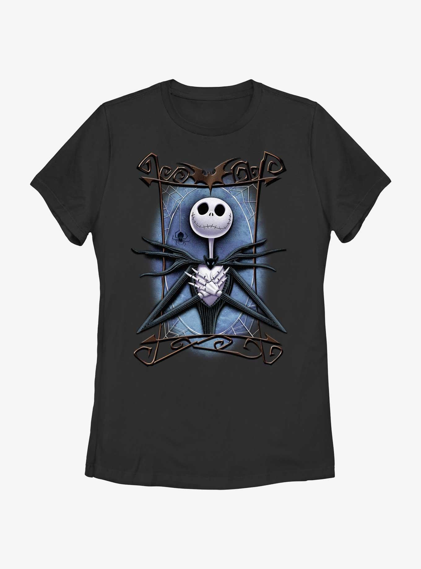 Disney The Nightmare Before Christmas Framed Jack Womens T-Shirt, BLACK, hi-res