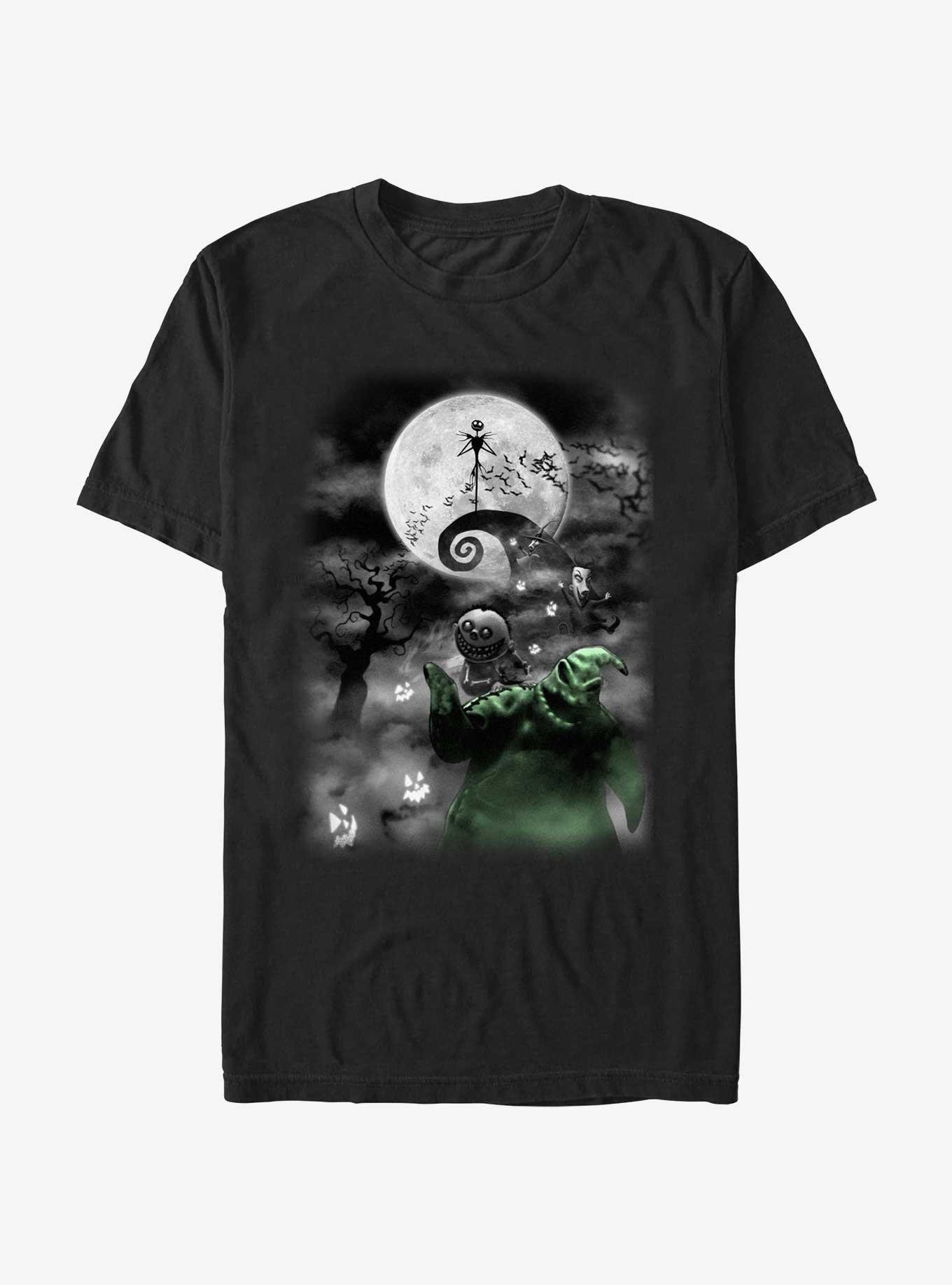 Disney The Nightmare Before Christmas Night Sky Moon T-Shirt