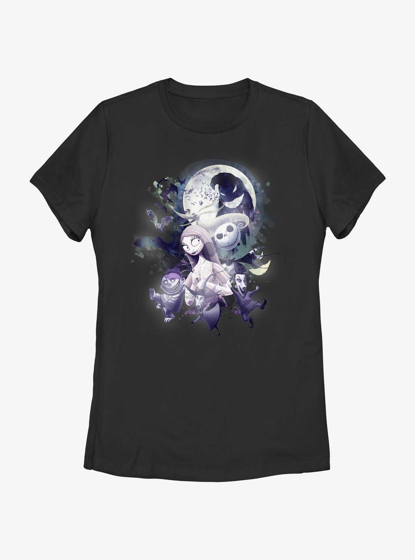 Disney The Nightmare Before Christmas Glow Night Womens T-Shirt, , hi-res