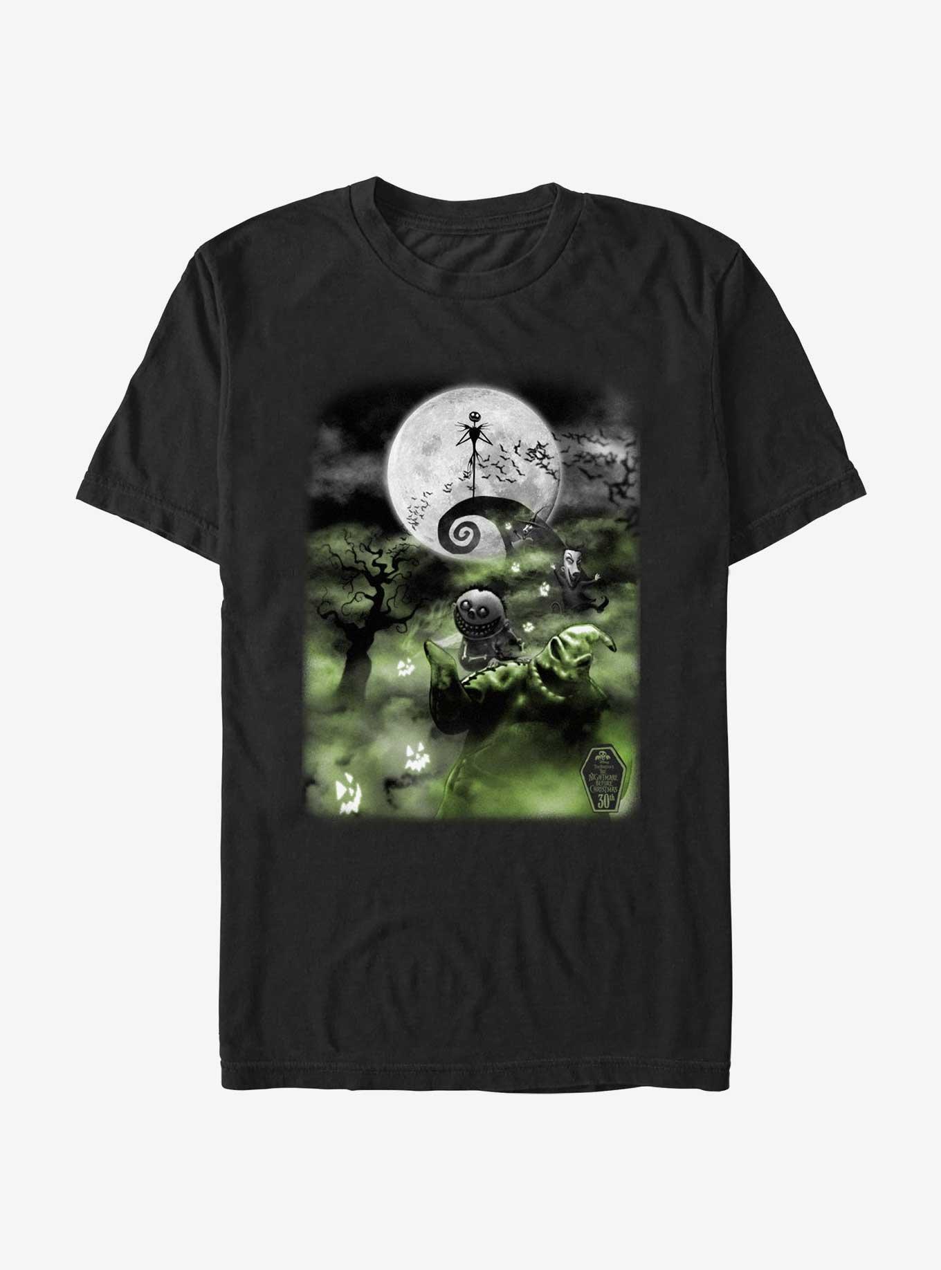 Disney The Nightmare Before Christmas Scary Night T-Shirt, BLACK, hi-res