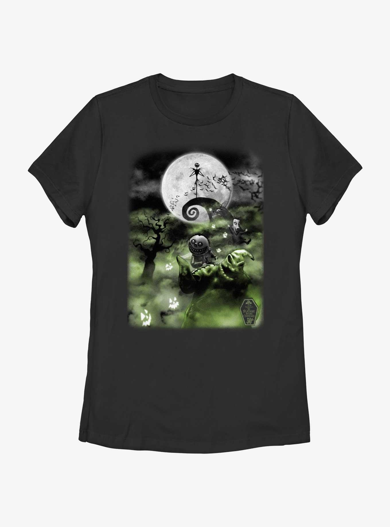 Disney The Nightmare Before Christmas Scary Night Womens T-Shirt, , hi-res