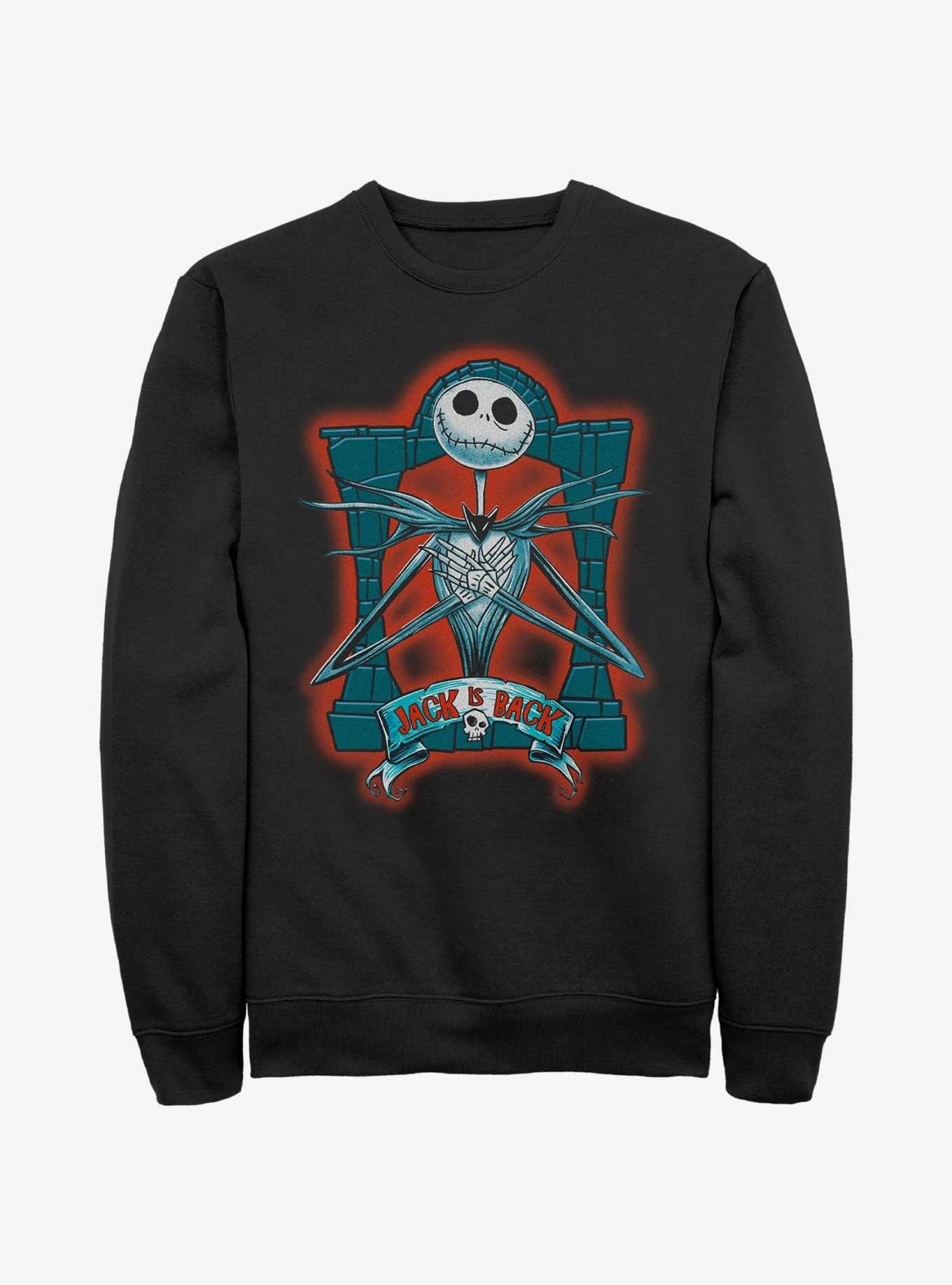 Disney The Nightmare Before Christmas Jack In The Crypt Sweatshirt, , hi-res