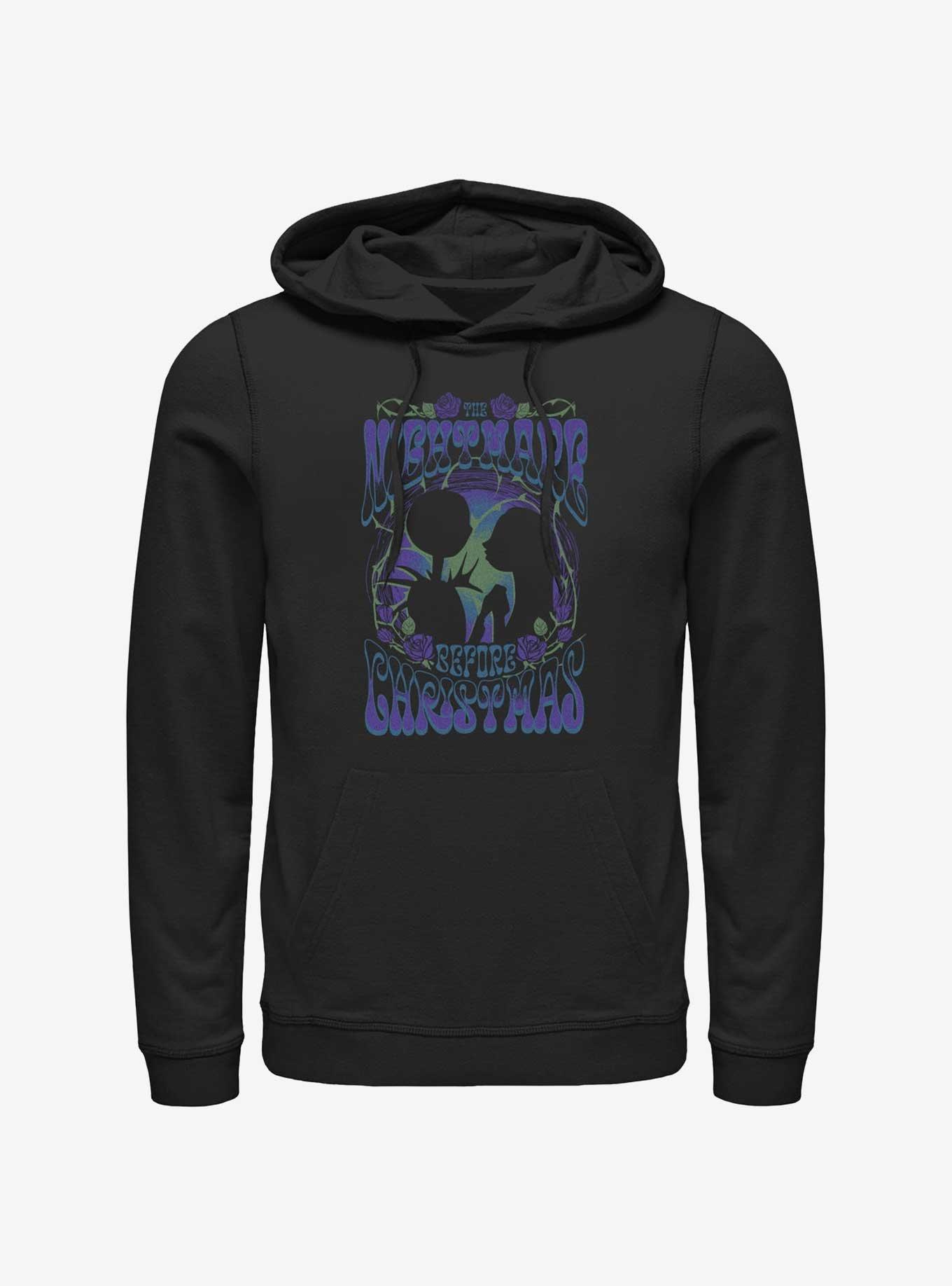 Disney The Nightmare Before Christmas Poster Hoodie, BLACK, hi-res