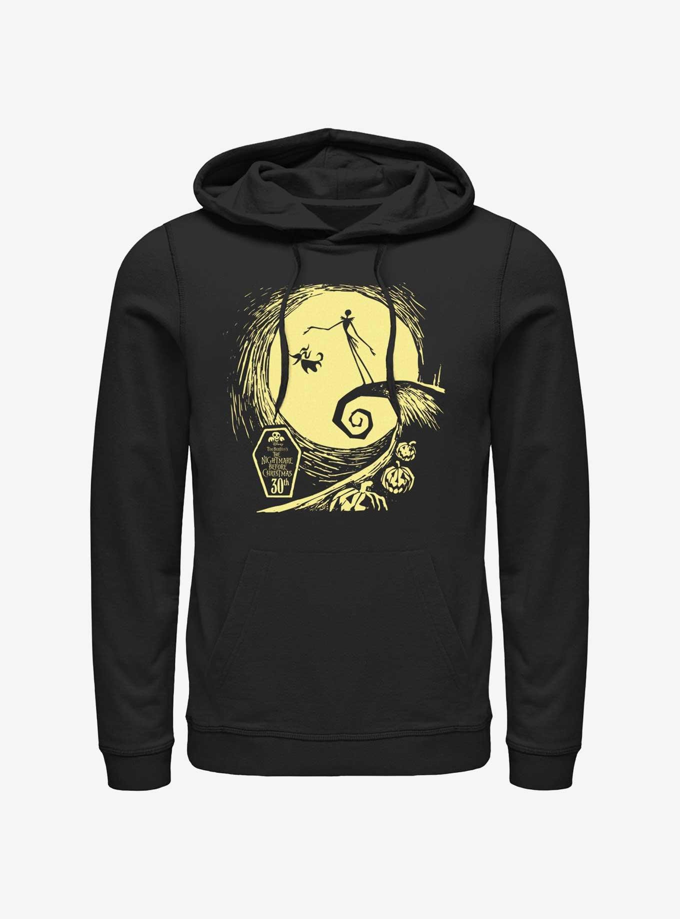 Disney The Nightmare Before Christmas Moon Friends Hoodie