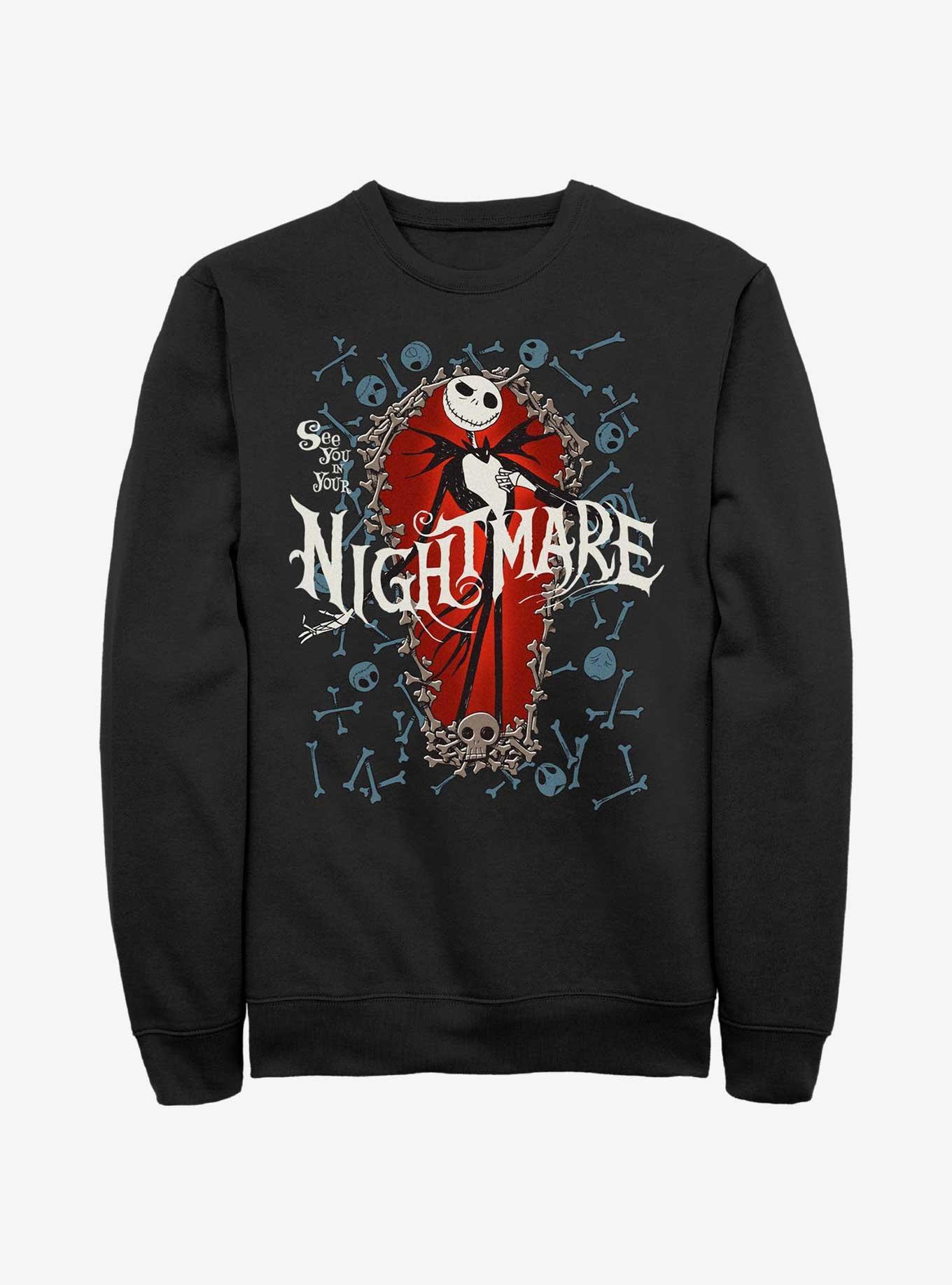 Disney The Nightmare Before Christmas Jack Bone Coffin Sweatshirt, , hi-res