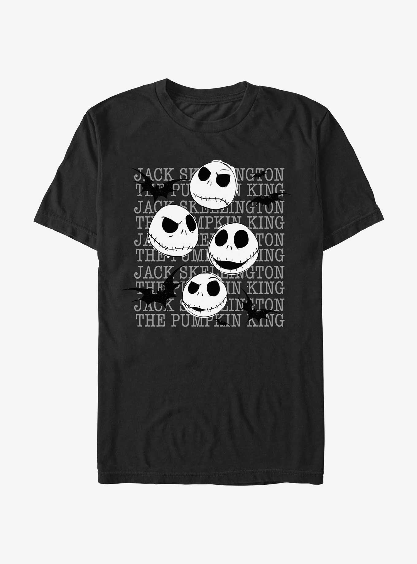 Disney The Nightmare Before Christmas Jack Heads Splatter T-Shirt, , hi-res