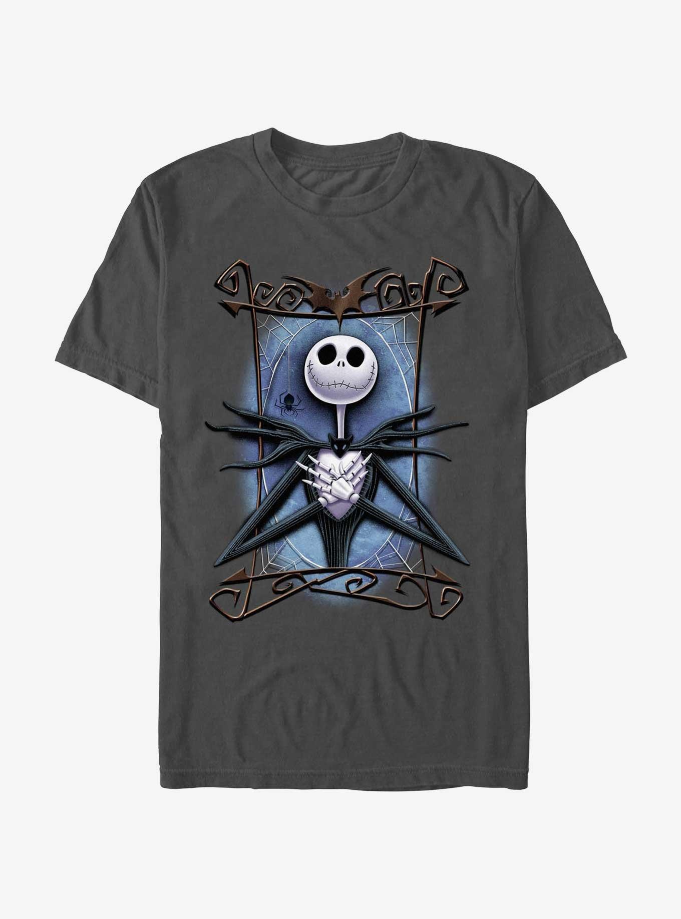 Disney The Nightmare Before Christmas Framed Jack T-Shirt, CHARCOAL, hi-res