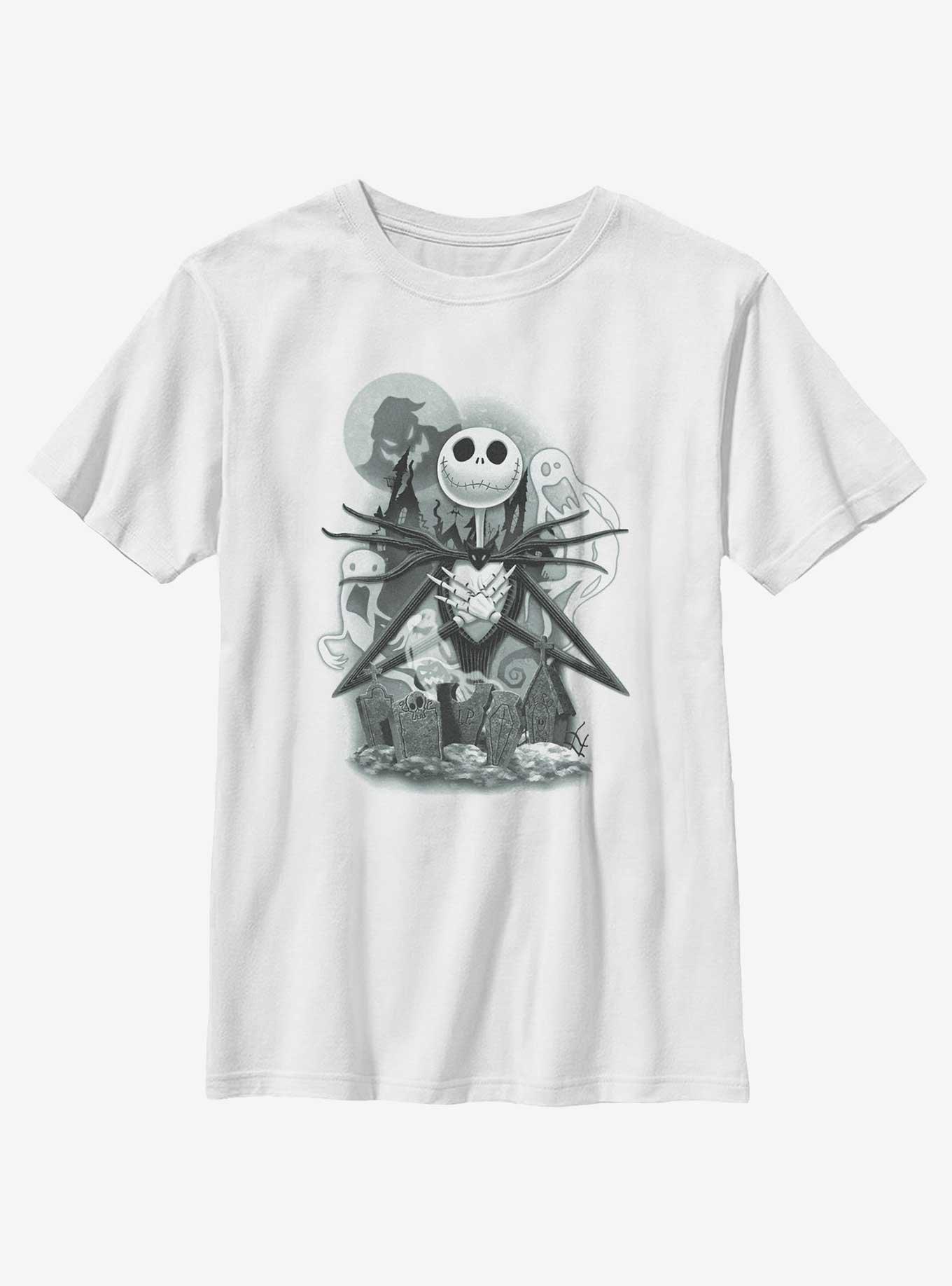 Disney The Nightmare Before Christmas Jack To The Heart Youth T-Shirt, , hi-res