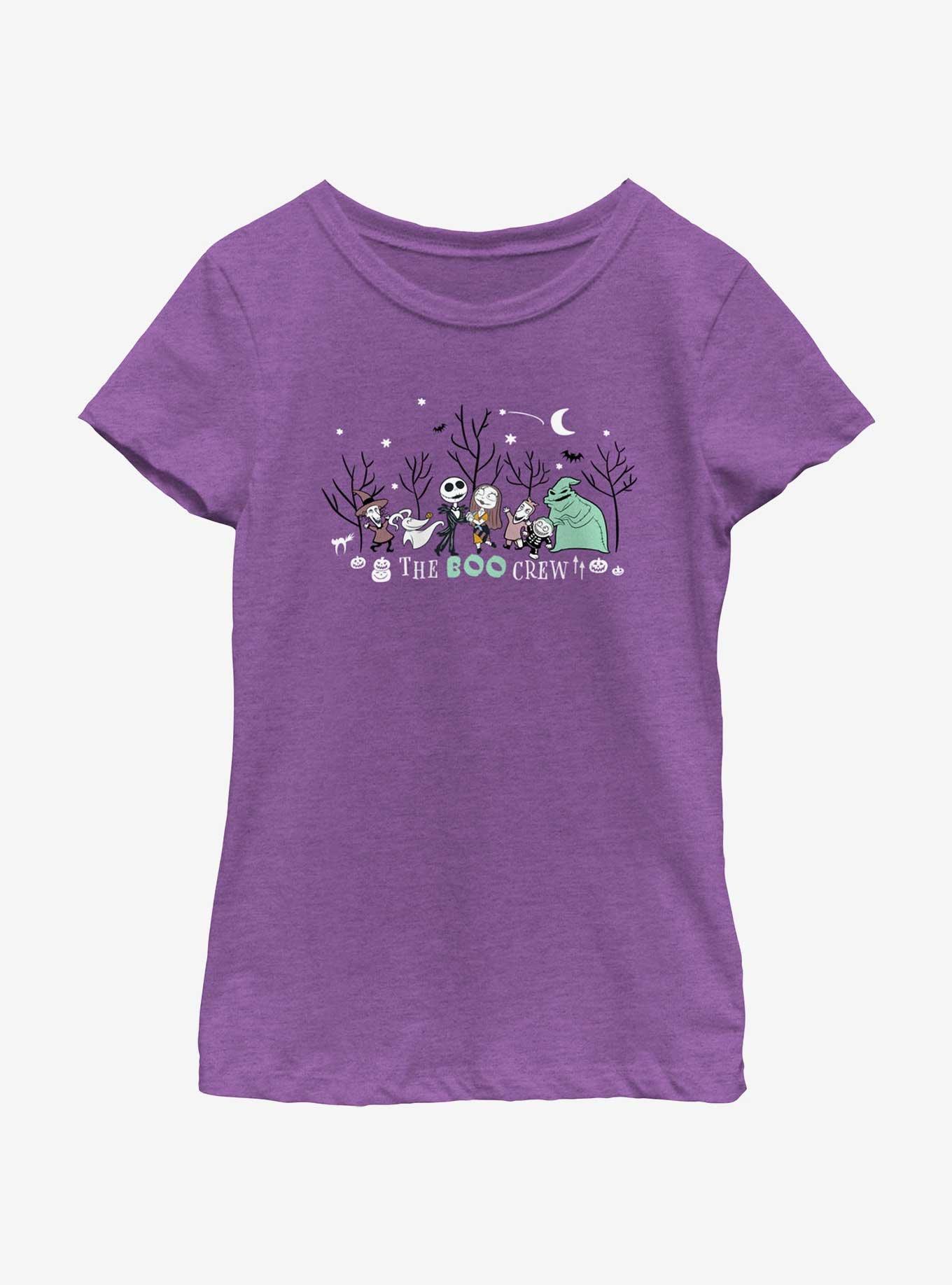 Disney The Nightmare Before Christmas The Boo Crew Youth Girls T-Shirt, PURPLE BERRY, hi-res