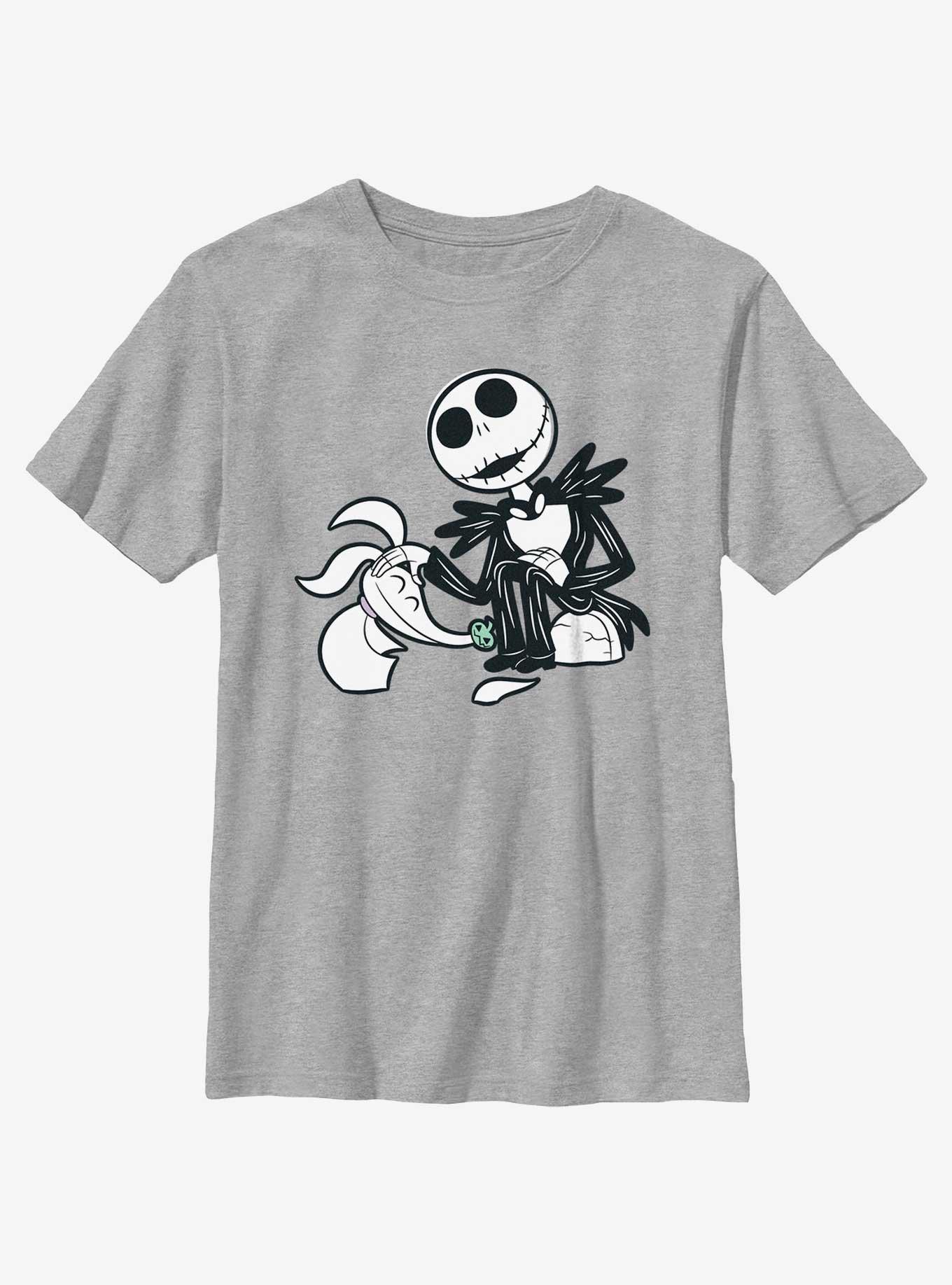 Disney The Nightmare Before Christmas Jack With Zero Youth T-Shirt, , hi-res