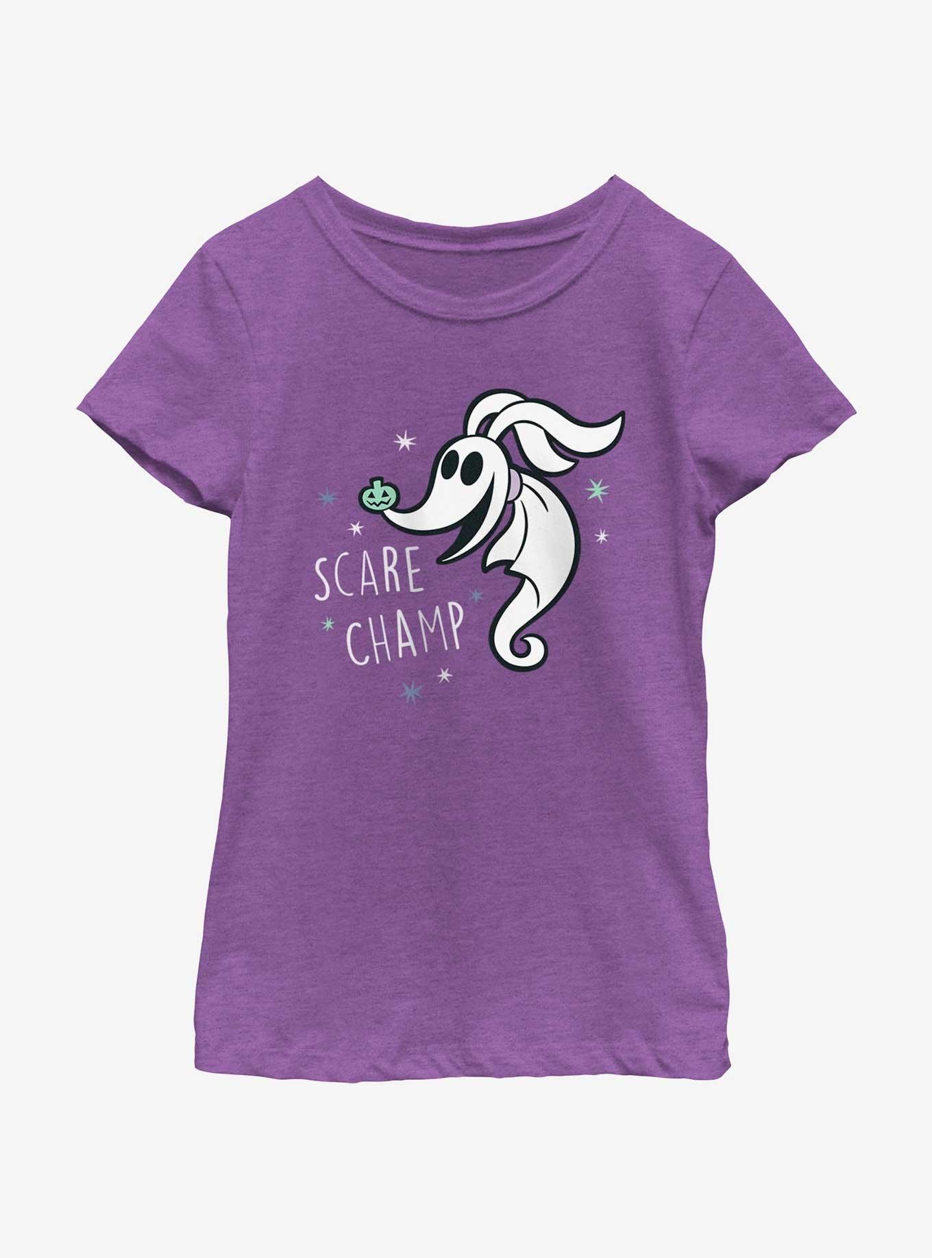 Disney The Nightmare Before Christmas Scare Champ Youth Girls T-Shirt, , hi-res