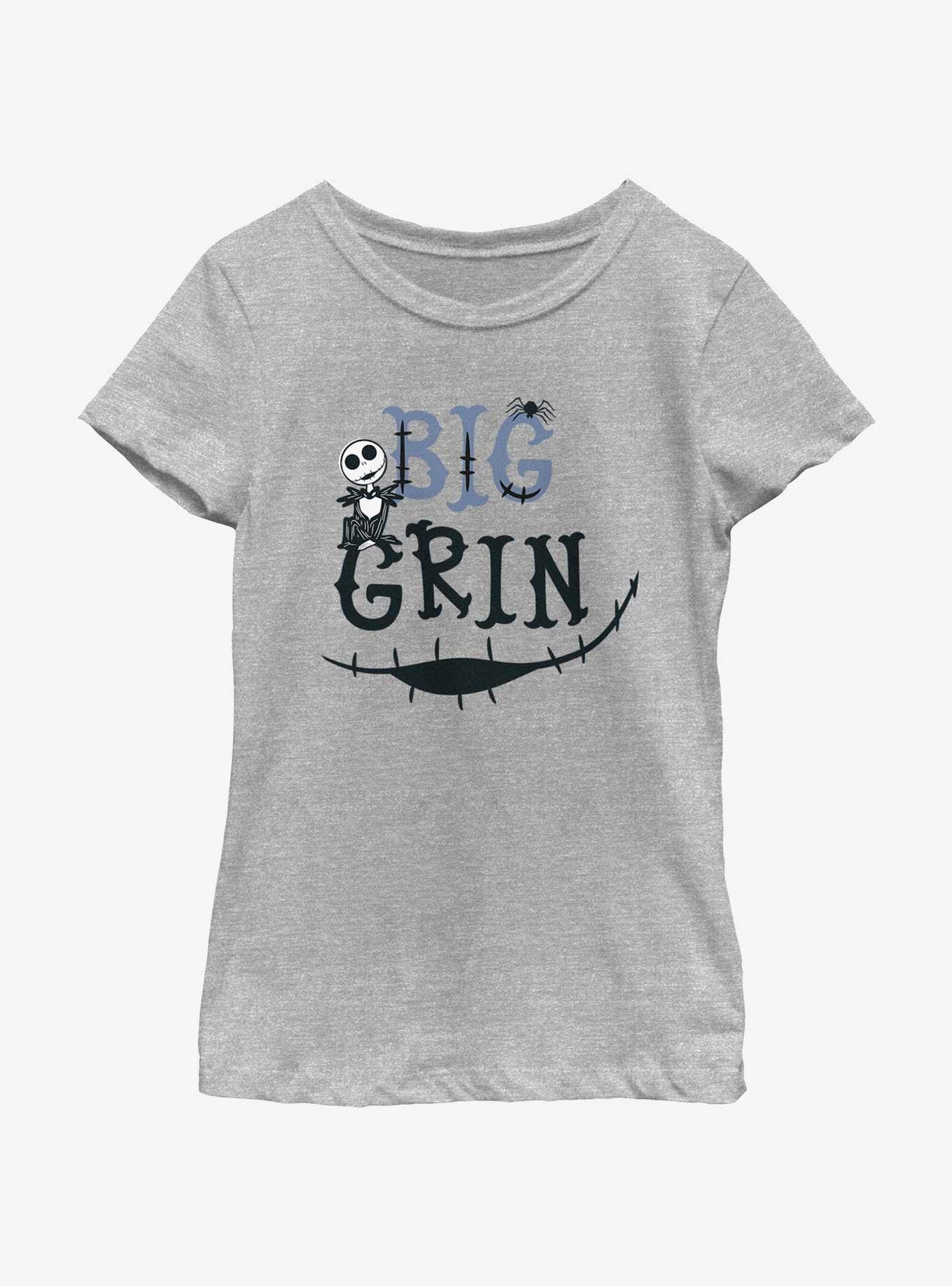 Disney The Nightmare Before Christmas Big Grin Youth Girls T-Shirt, , hi-res