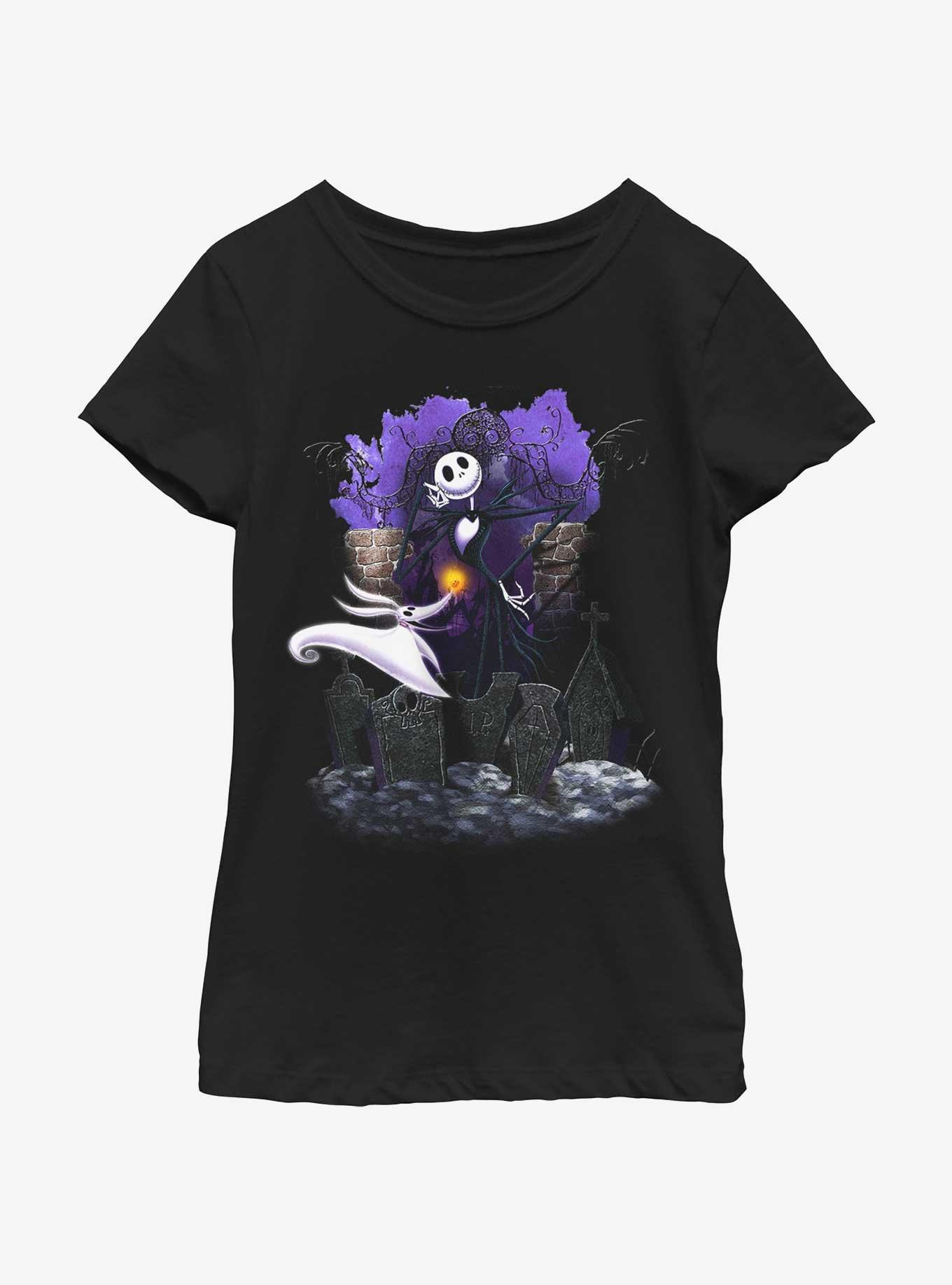 Disney The Nightmare Before Christmas Graveyard Buddies Youth Girls T-Shirt, , hi-res