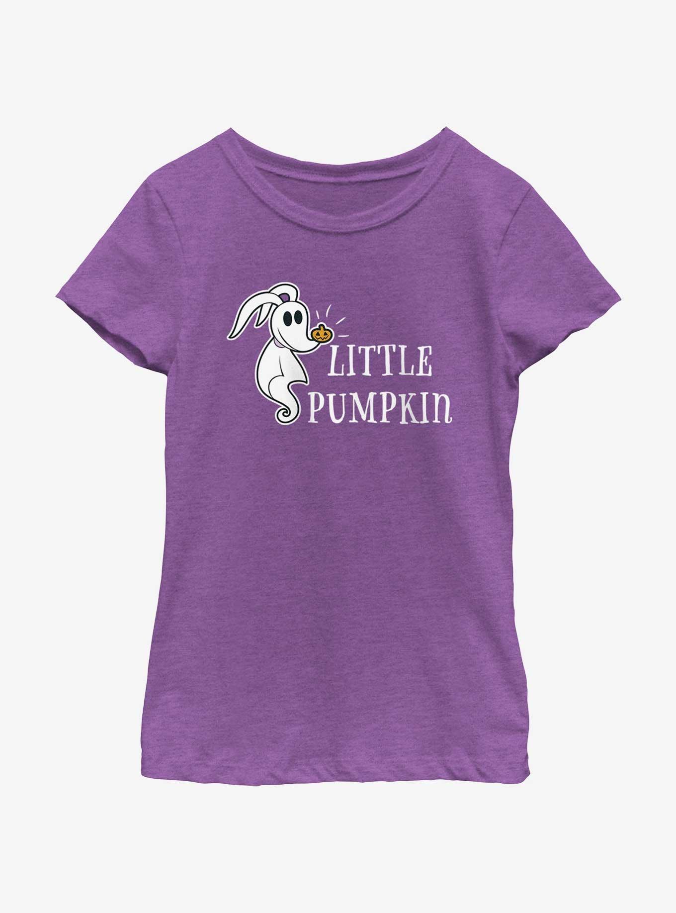 Disney The Nightmare Before Christmas Little Pumpkin Youth Girls T-Shirt, PURPLE BERRY, hi-res