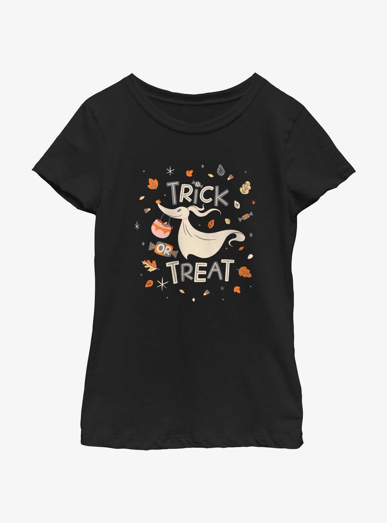 Disney The Nightmare Before Christmas Zero Trick Or Treat Youth Girls T-Shirt