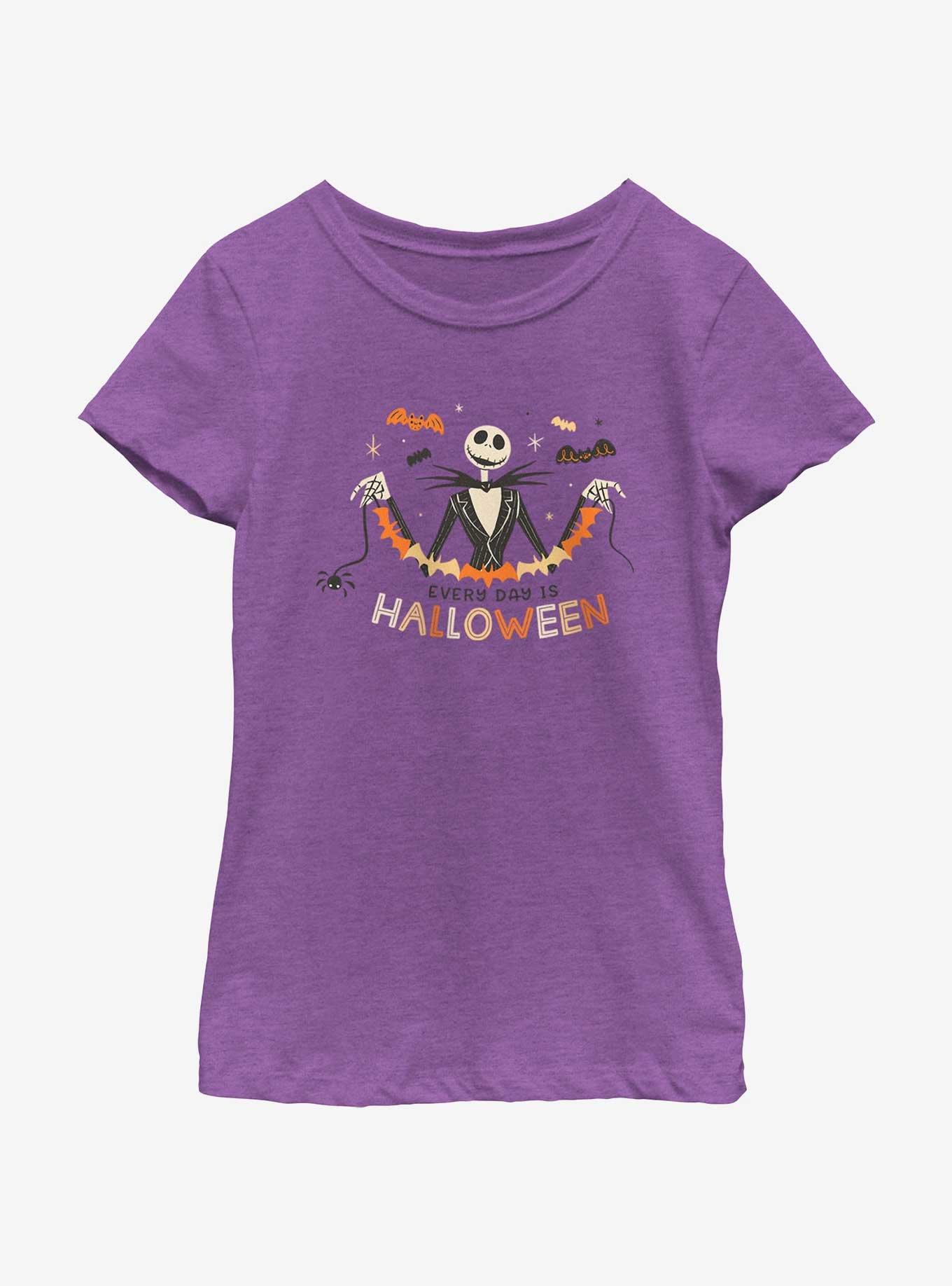 Disney The Nightmare Before Christmas Every Day Is Halloween Youth Girls T-Shirt