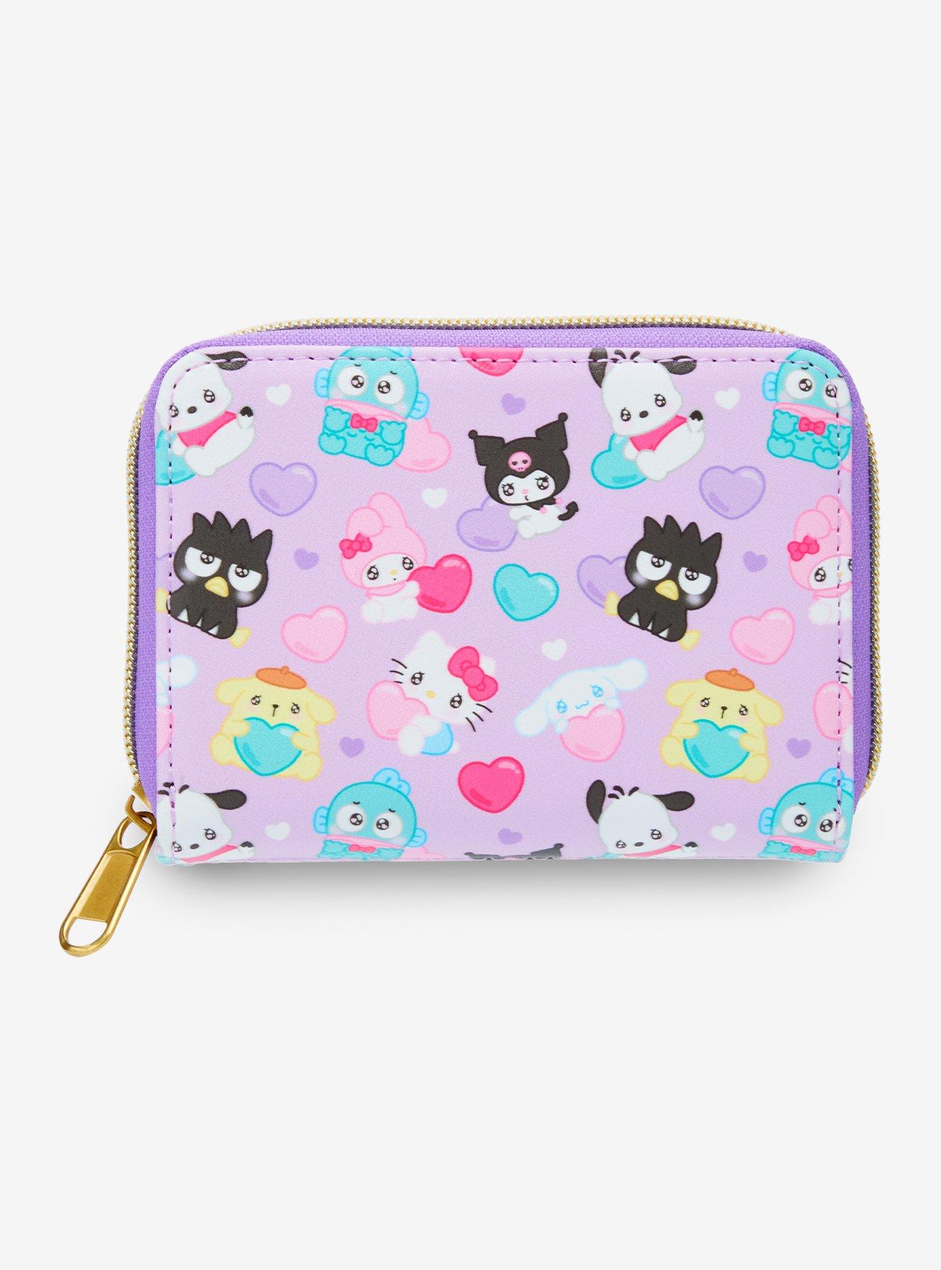 Loungefly Hello Kitty And Friends Hearts Mini Zipper Wallet, , hi-res