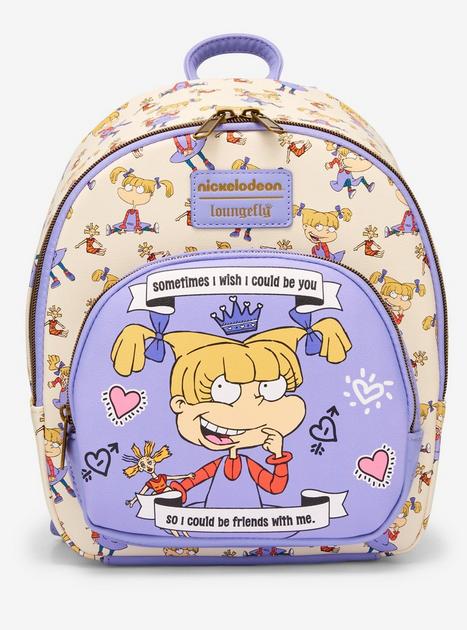 Loungefly Nickelodeon Rugrats Angelica Mini Backpack Loungefly x Nickelodeon Rugrats Tommy, Chucky & Angelica  main image 3