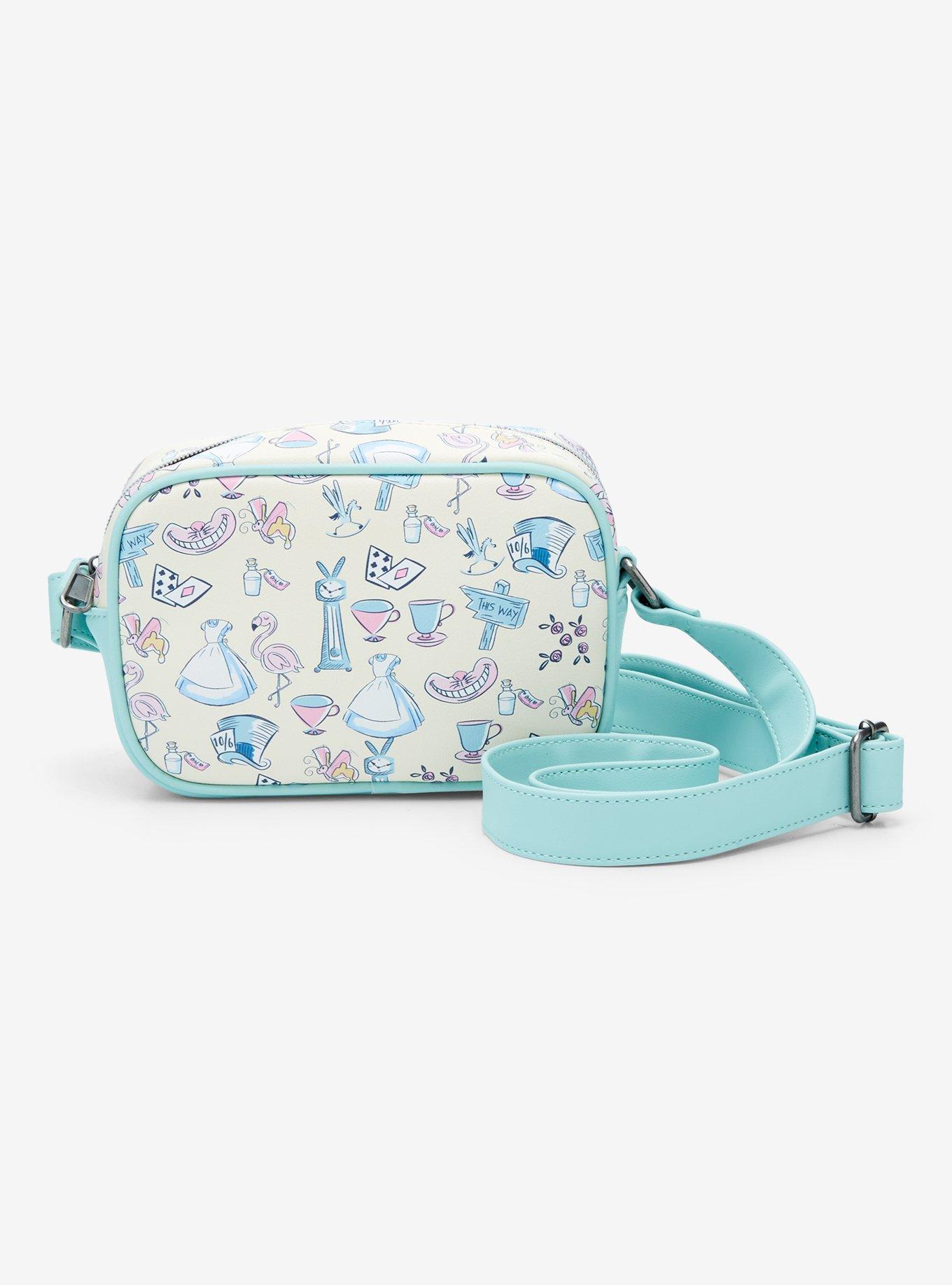 Loungefly Disney Alice In Wonderland Icons Camera Crossbody Bag, , hi-res