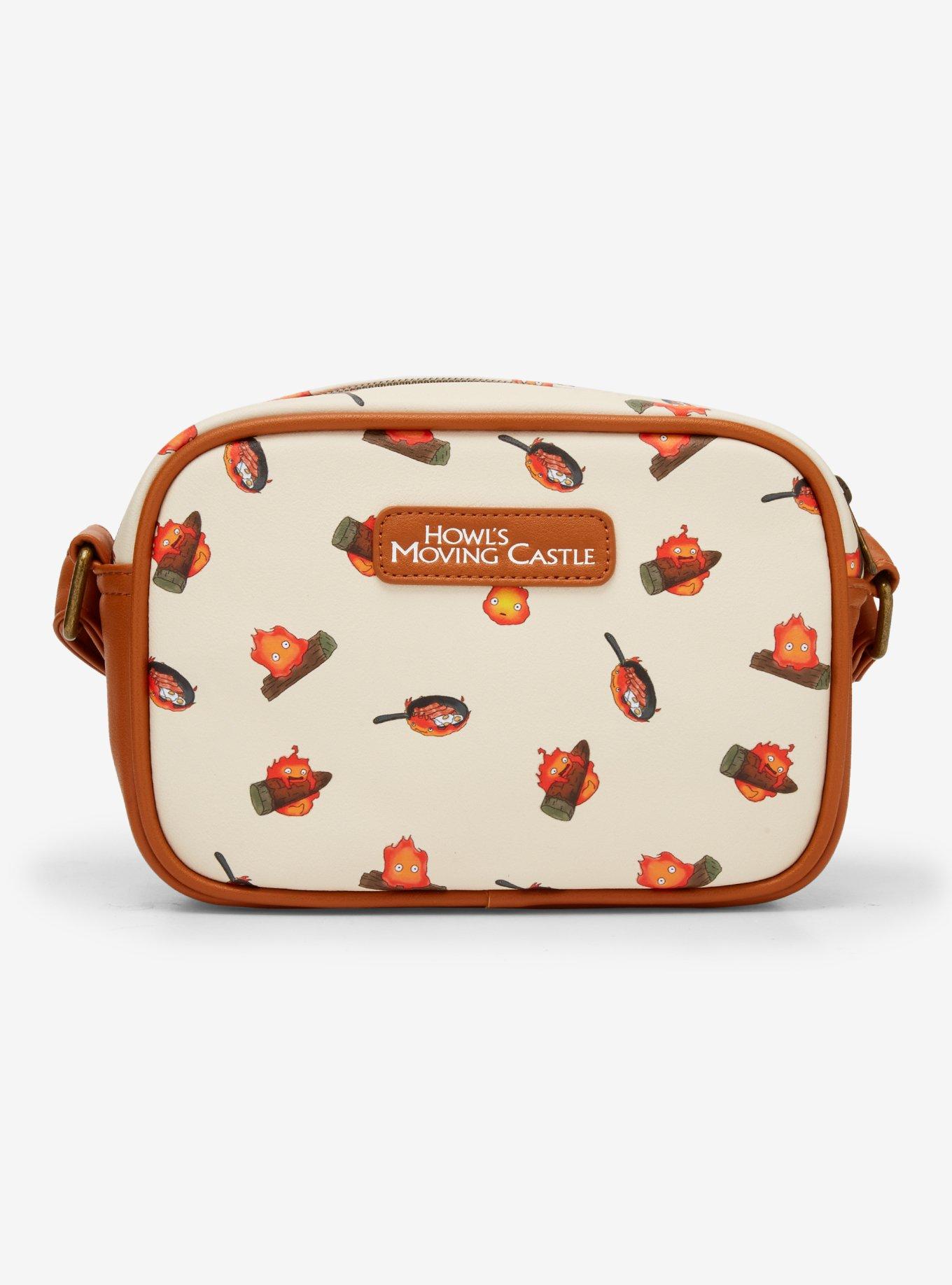 Loungefly Studio Ghibli® Howl's Moving Castle Calcifer Print Crossbody Bag, , hi-res