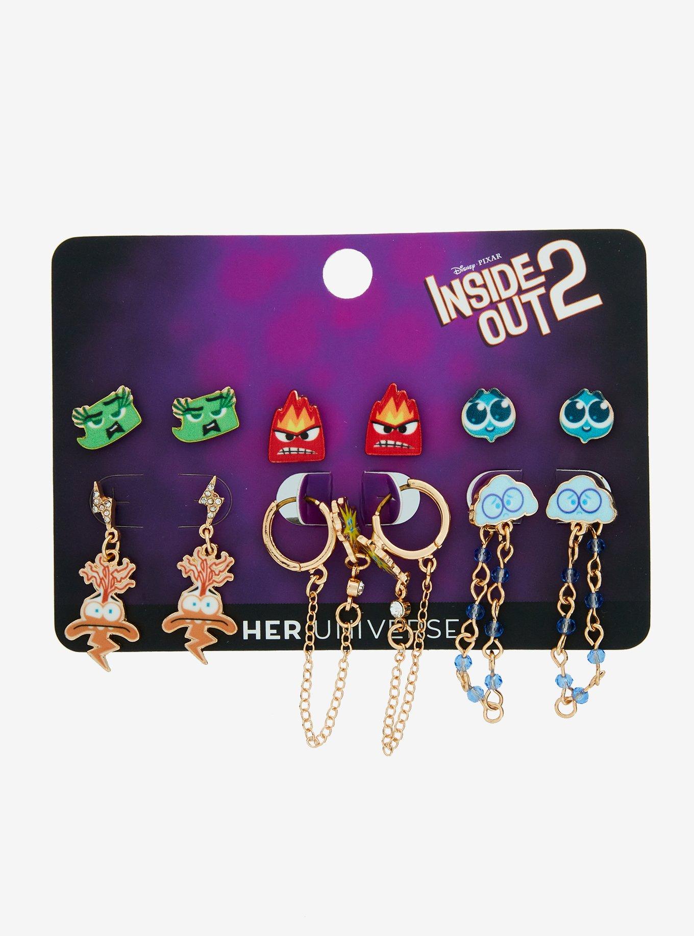 Her Universe Disney Pixar Inside Out 2 Emotions Earring Set, , hi-res