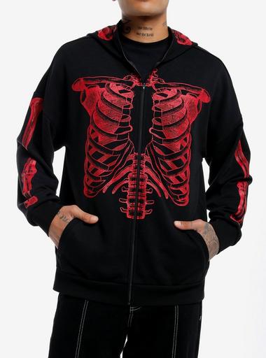 【THISISNEVERTHAT】Skeletons Hoodie Red Thisisneverthat Skeletons Hoodie Red – buy the best products