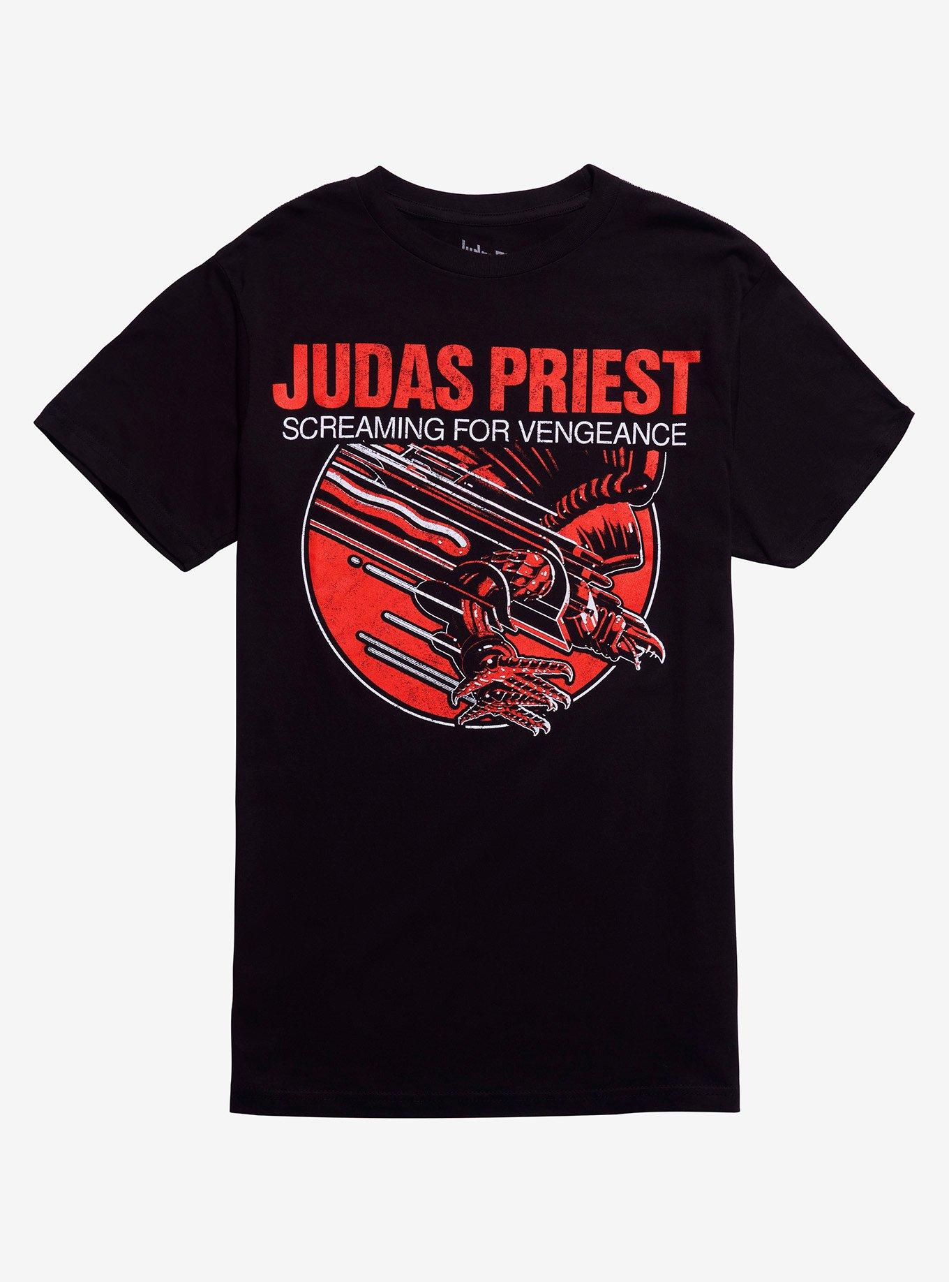 Judas Priest Screaming For Vengeance T-Shirt, BLACK, hi-res