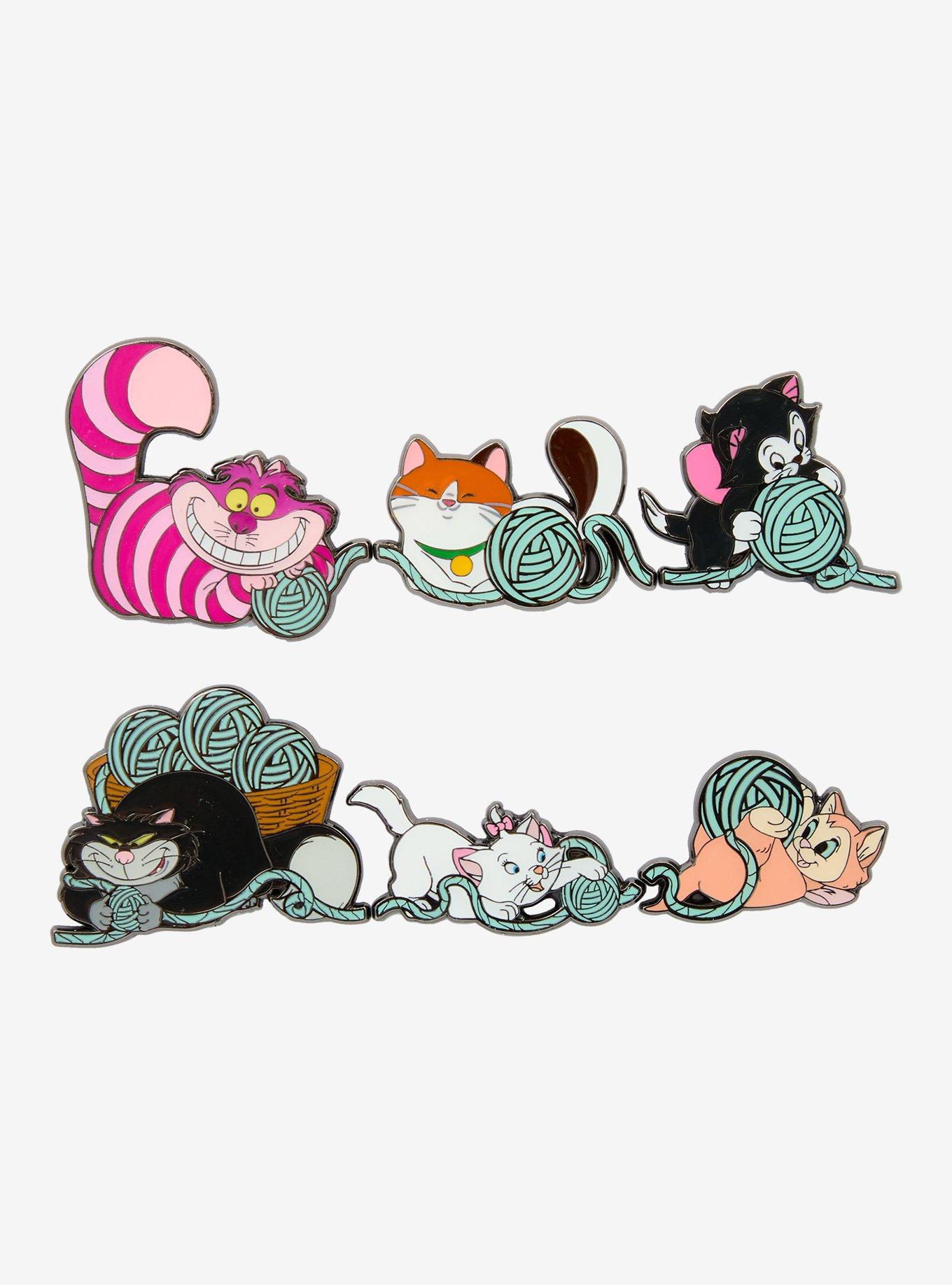 Loungefly Disney Cats Yarn Blind Box Enamel Pin, , hi-res