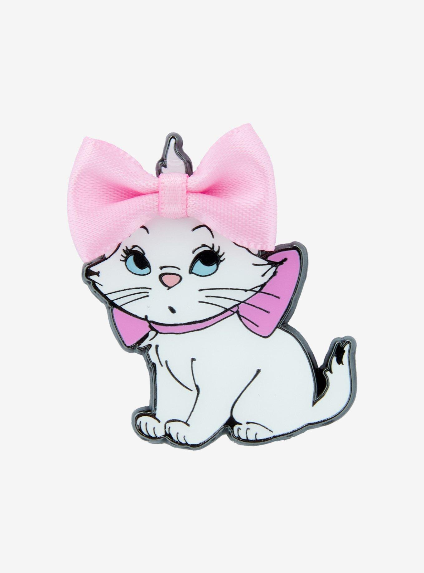 Loungefly The Aristocats Marie 3D Bow Enamel Pin, , hi-res