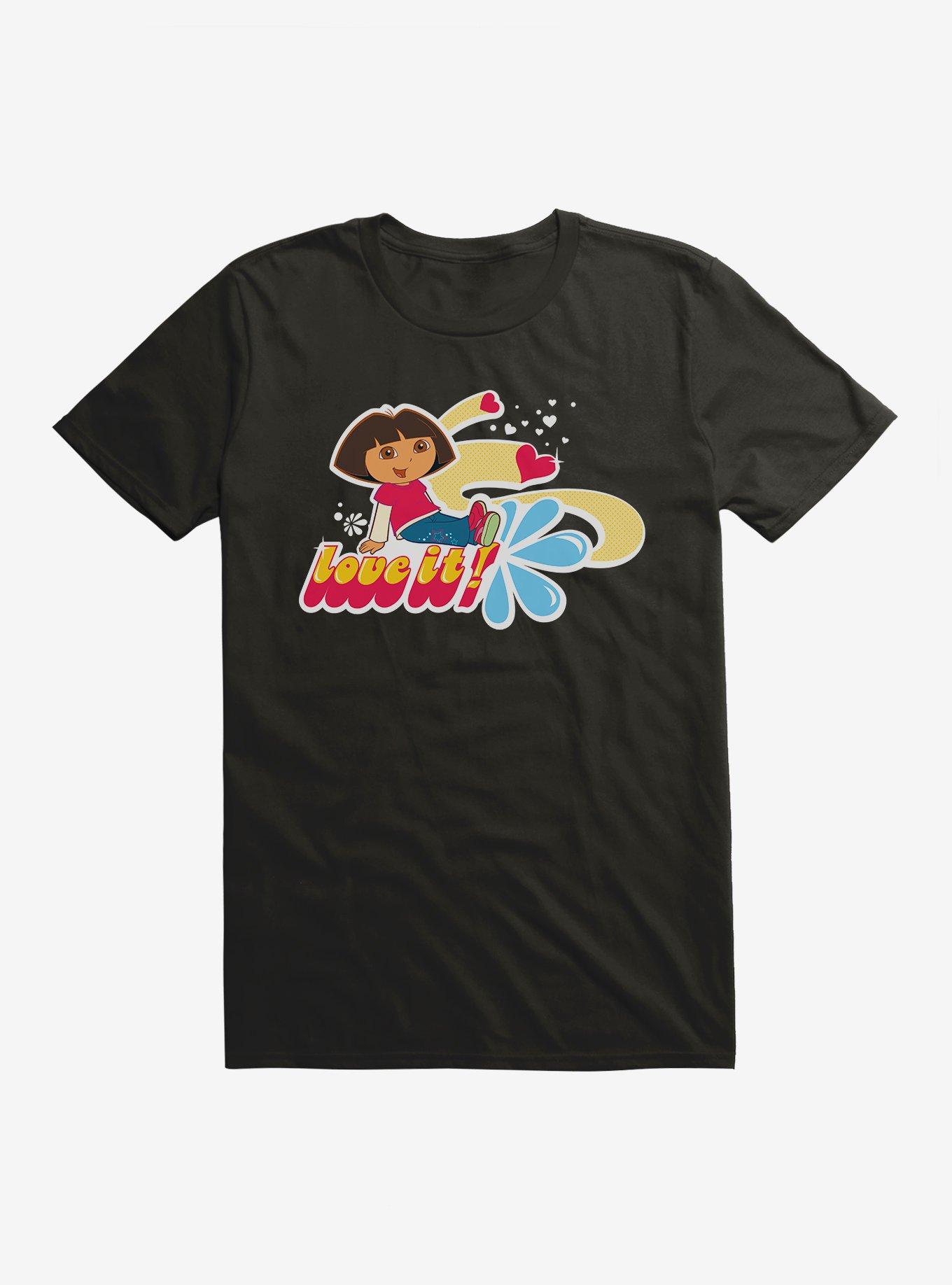 Dora The Explorer Love It T-Shirt, BLACK, hi-res