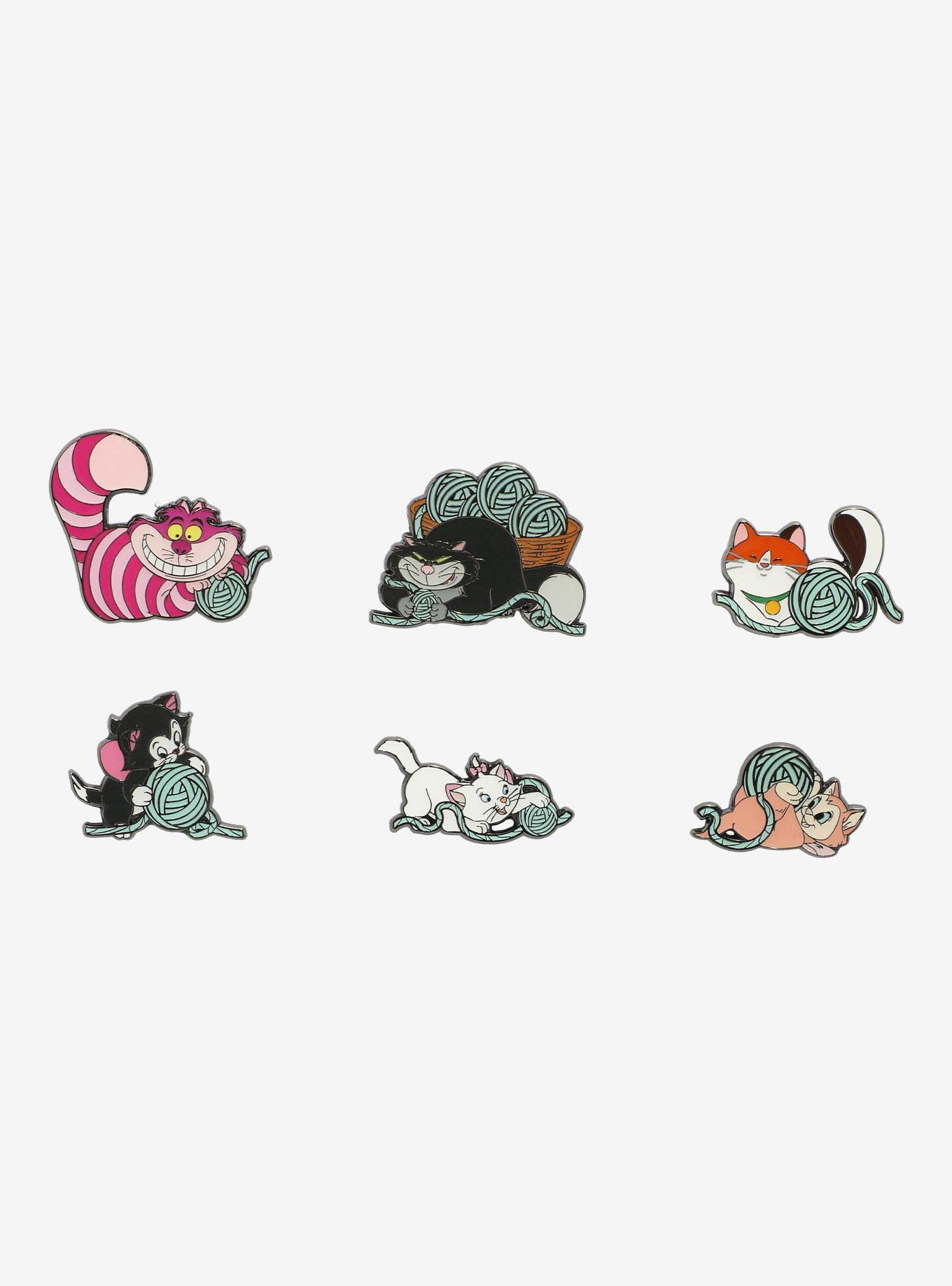 Loungefly Disney Cats Yarn Blind Box Enamel Pin, , hi-res