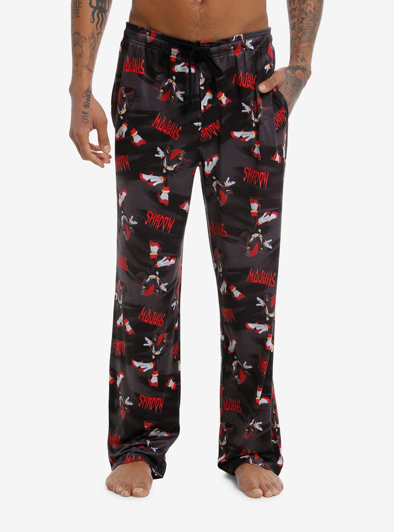 Sonic The Hedgehog Shadow Allover Print Pajama Pants 