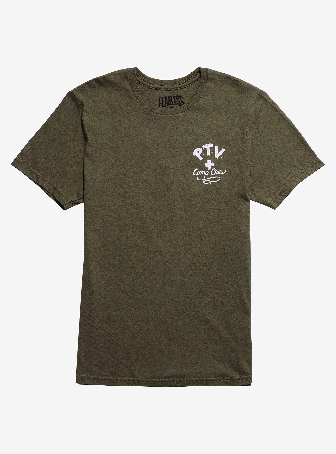 Pierce The Veil Camp Crew Boyfriend Fit Girls T-Shirt, , hi-res