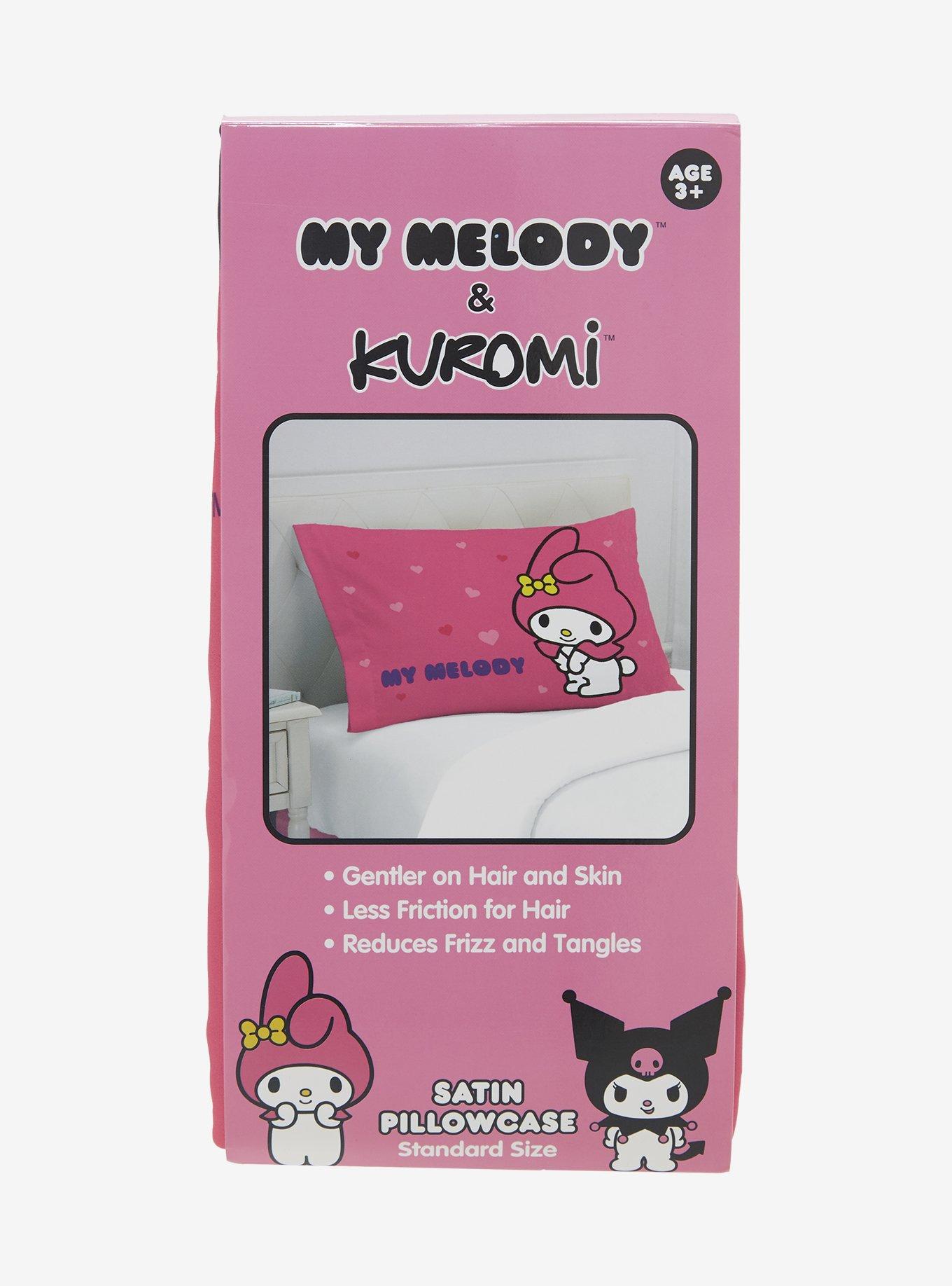 Sanrio My Melody & Kuromi Satin Pillowcase, , hi-res