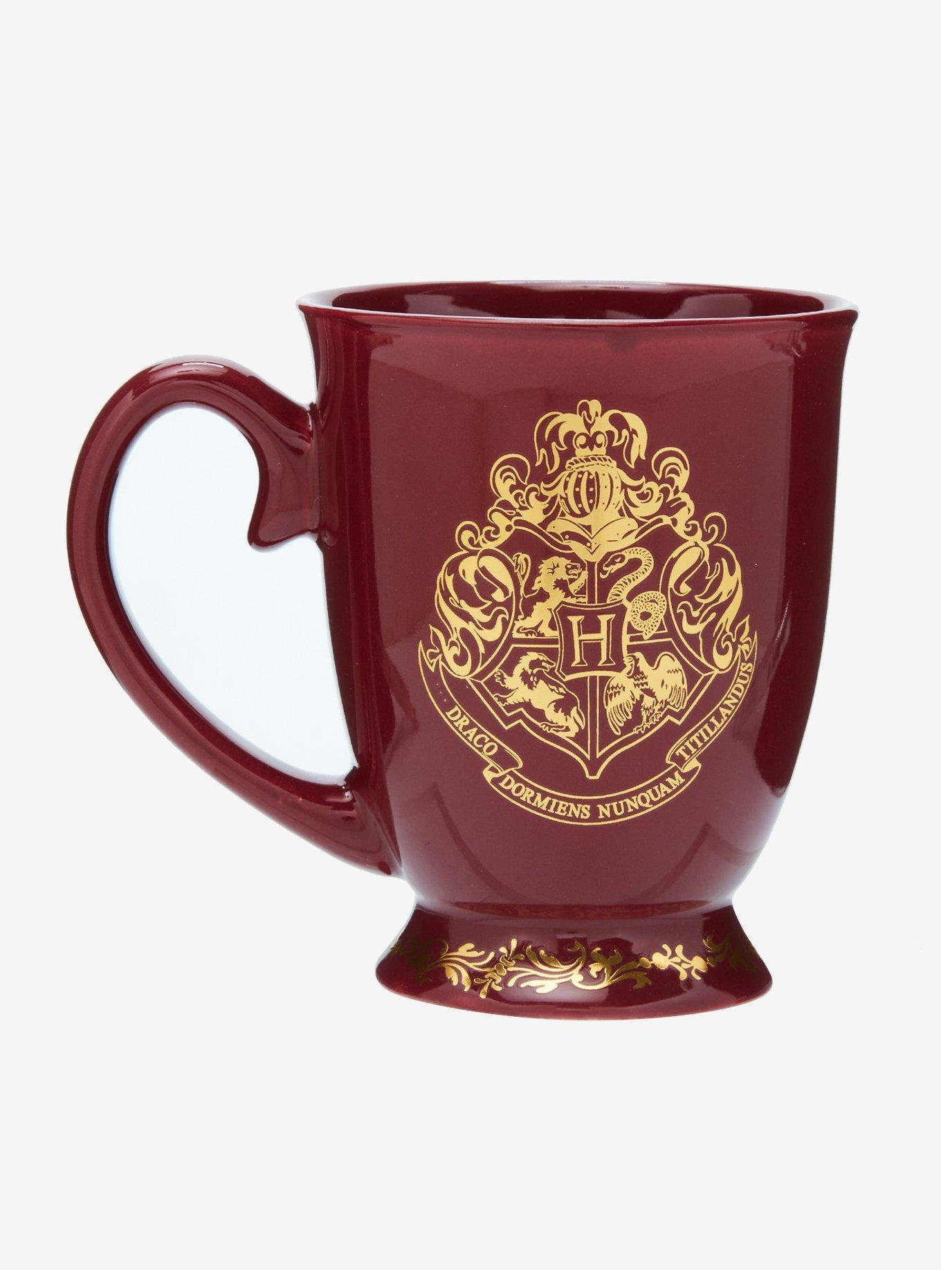 Harry Potter Hogwarts Crest Burgundy Mug, , hi-res