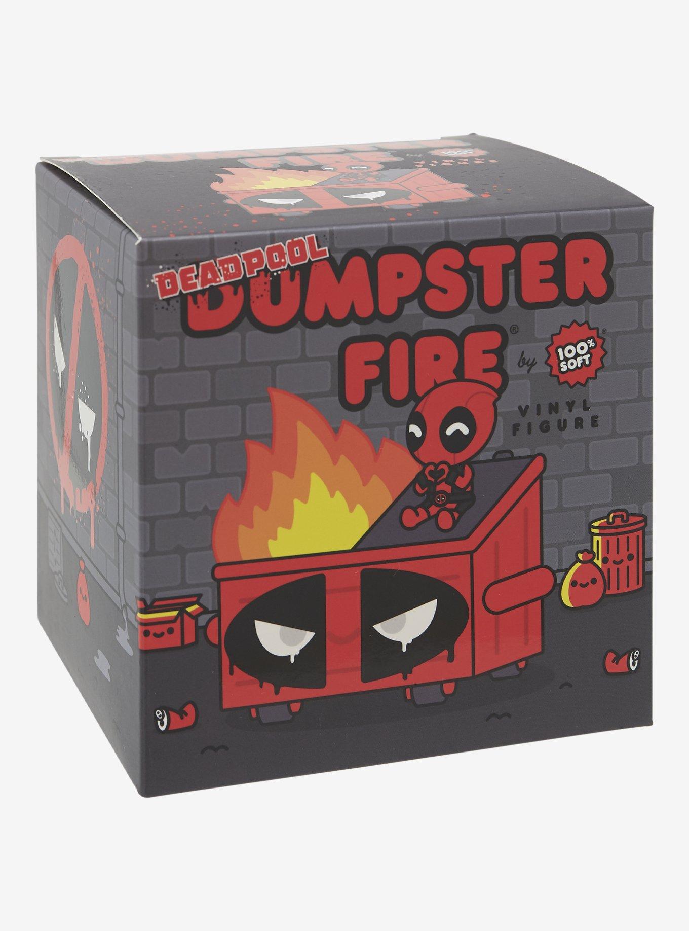 100% Soft Marvel Deadpool Dumpster Fire Vinyl Figure, , hi-res